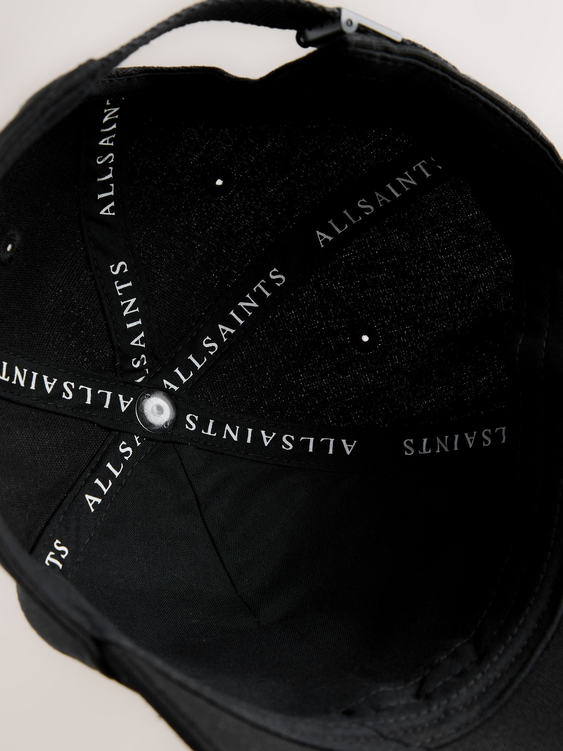 smALLSAINTS Black Logo Baseball Cap
