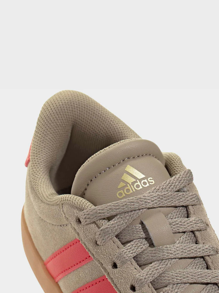 adidas Brown/Red VL Court 3.0 Trainers