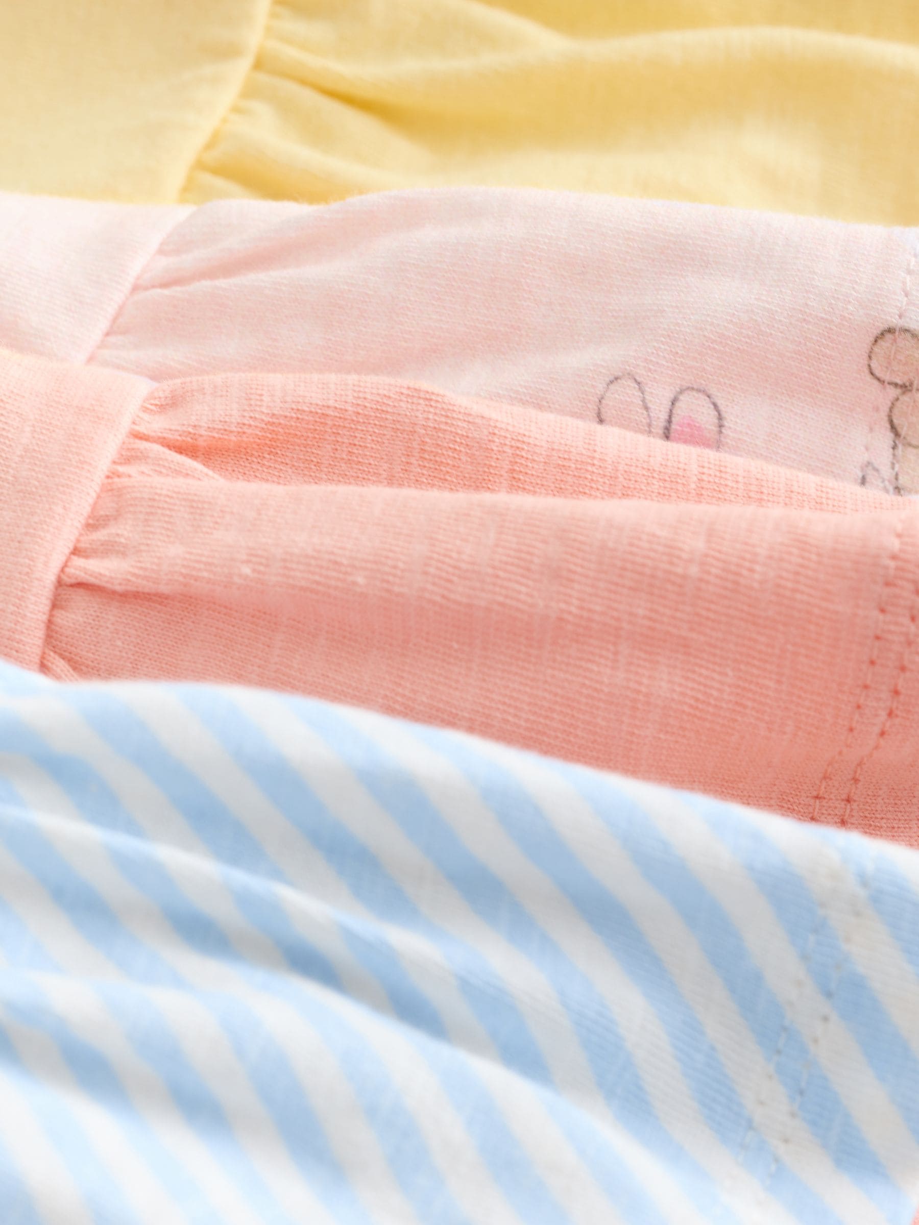 Blue/Yellow T-Shirts 4 Pack (3mths-7yrs)