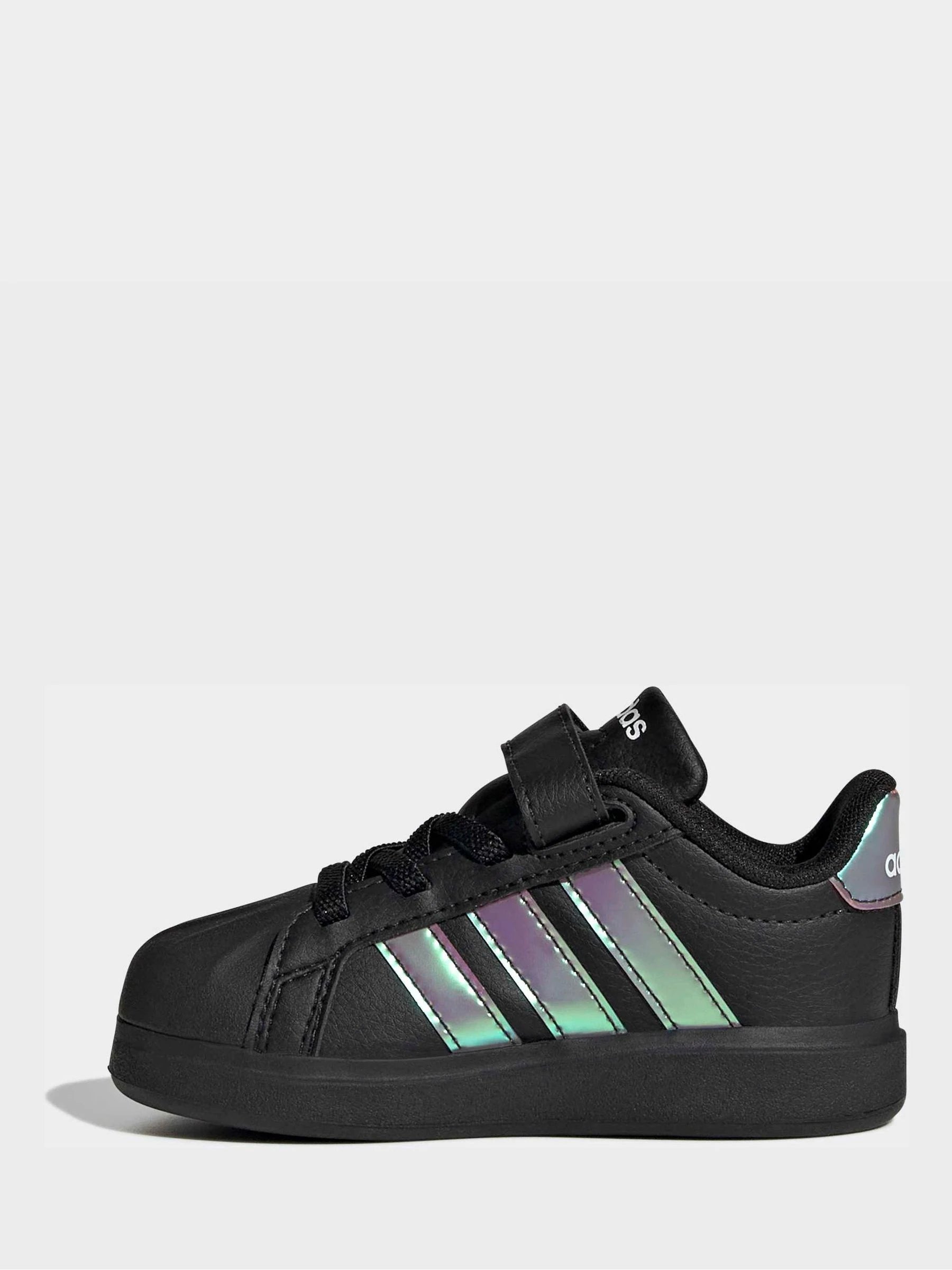 adidas Black Street Talk Infant Trainers