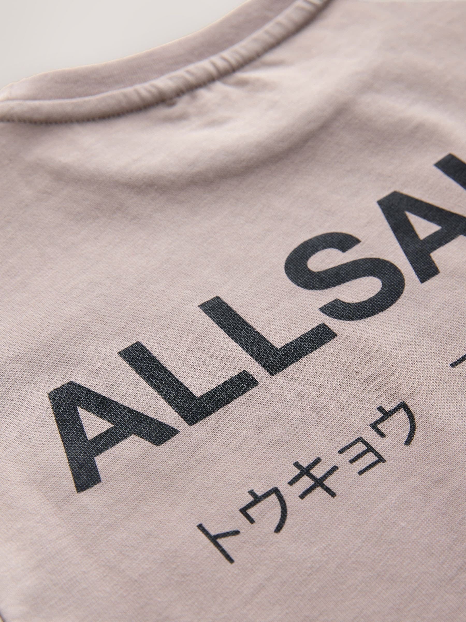smALLSAINTS Light Brown Oversized Underground Crew Neck Cotton T-Shirt