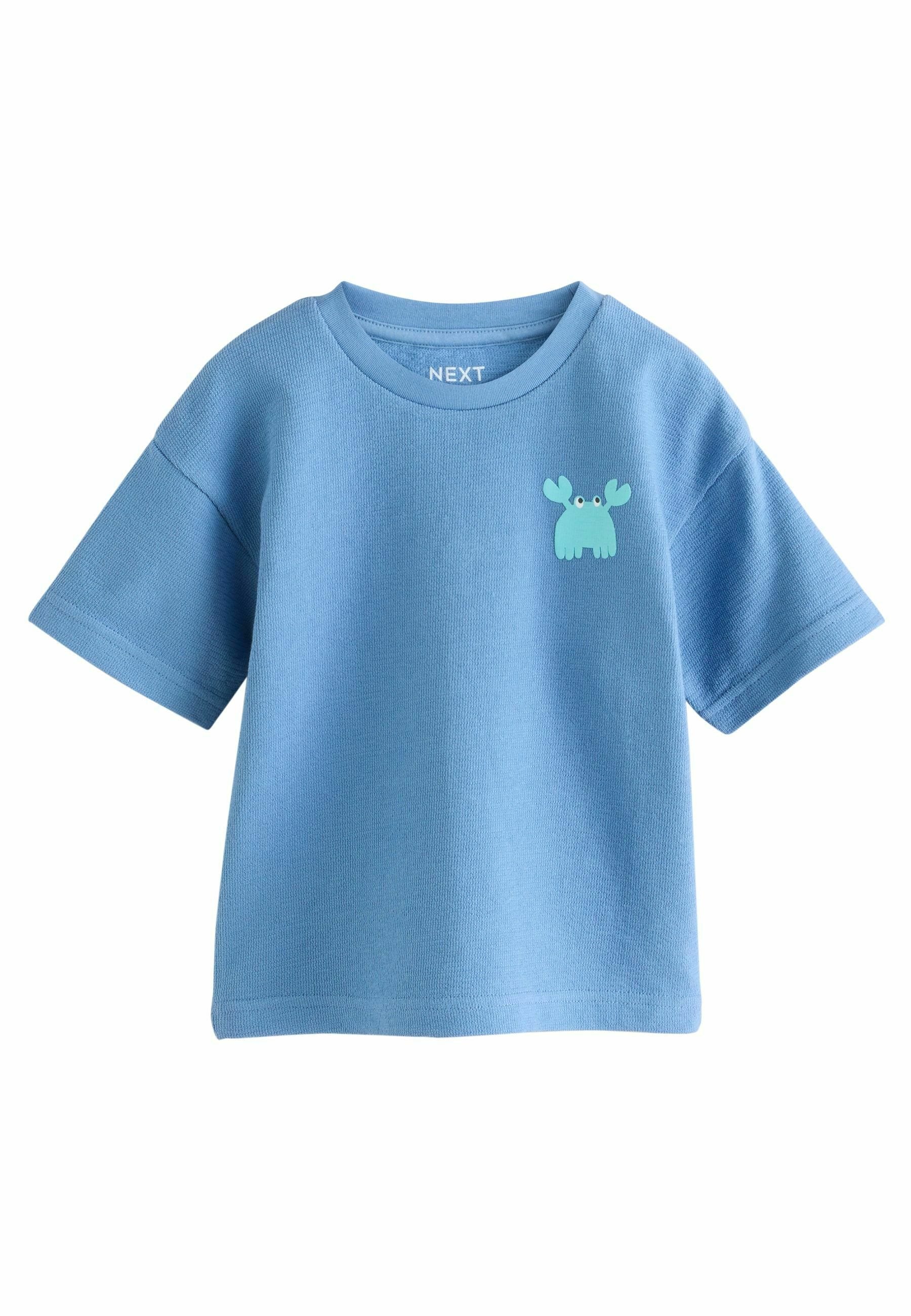 Next REGULAR FIT 3 PACK - Print T-shirt - white blue