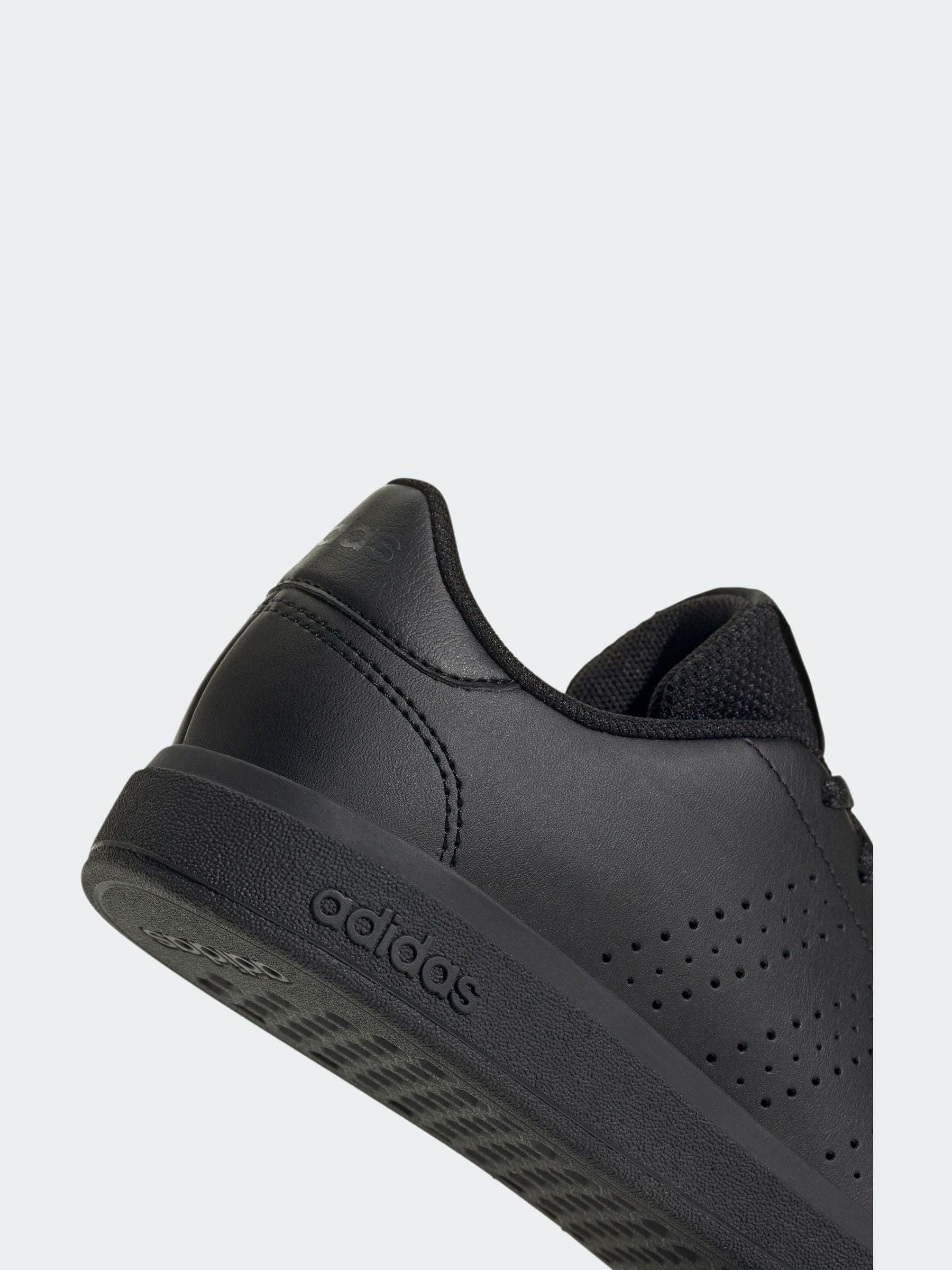 adidas Black Advantage Base 2.0 Lace Junior Trainers