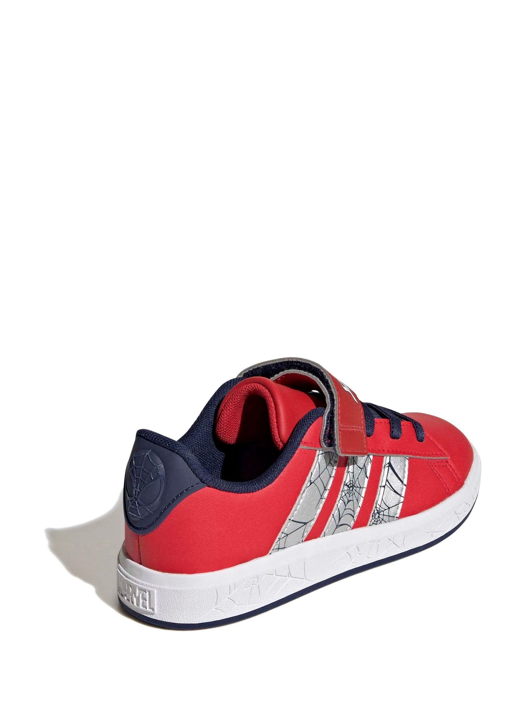 adidas Red Grand Court Spider-Man EL K Trainers