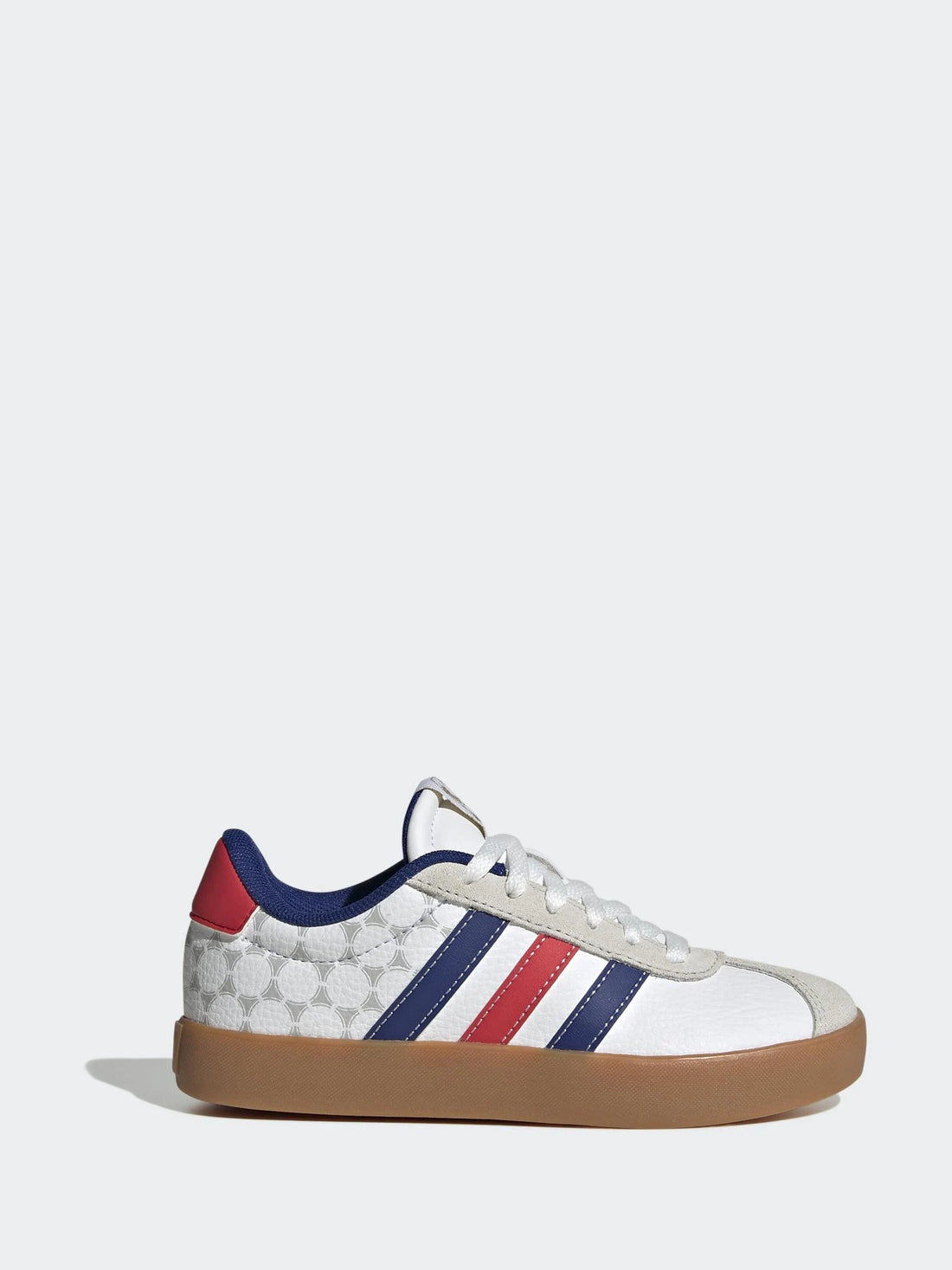 adidas White/Navy VL Court 3.0 Junior Trainers