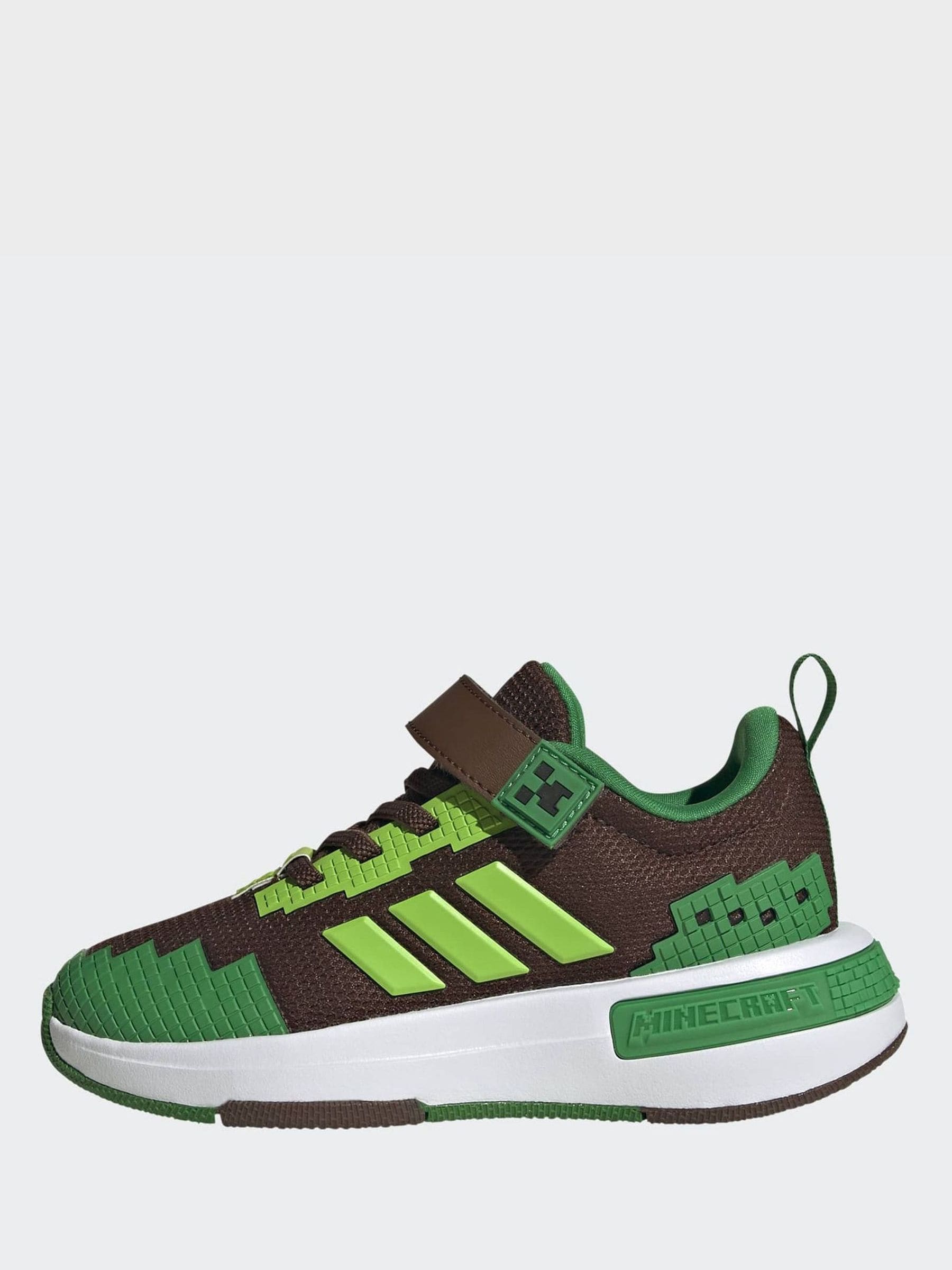 adidas Brown Minecraft Pro Elastic Lace Kids Trainers