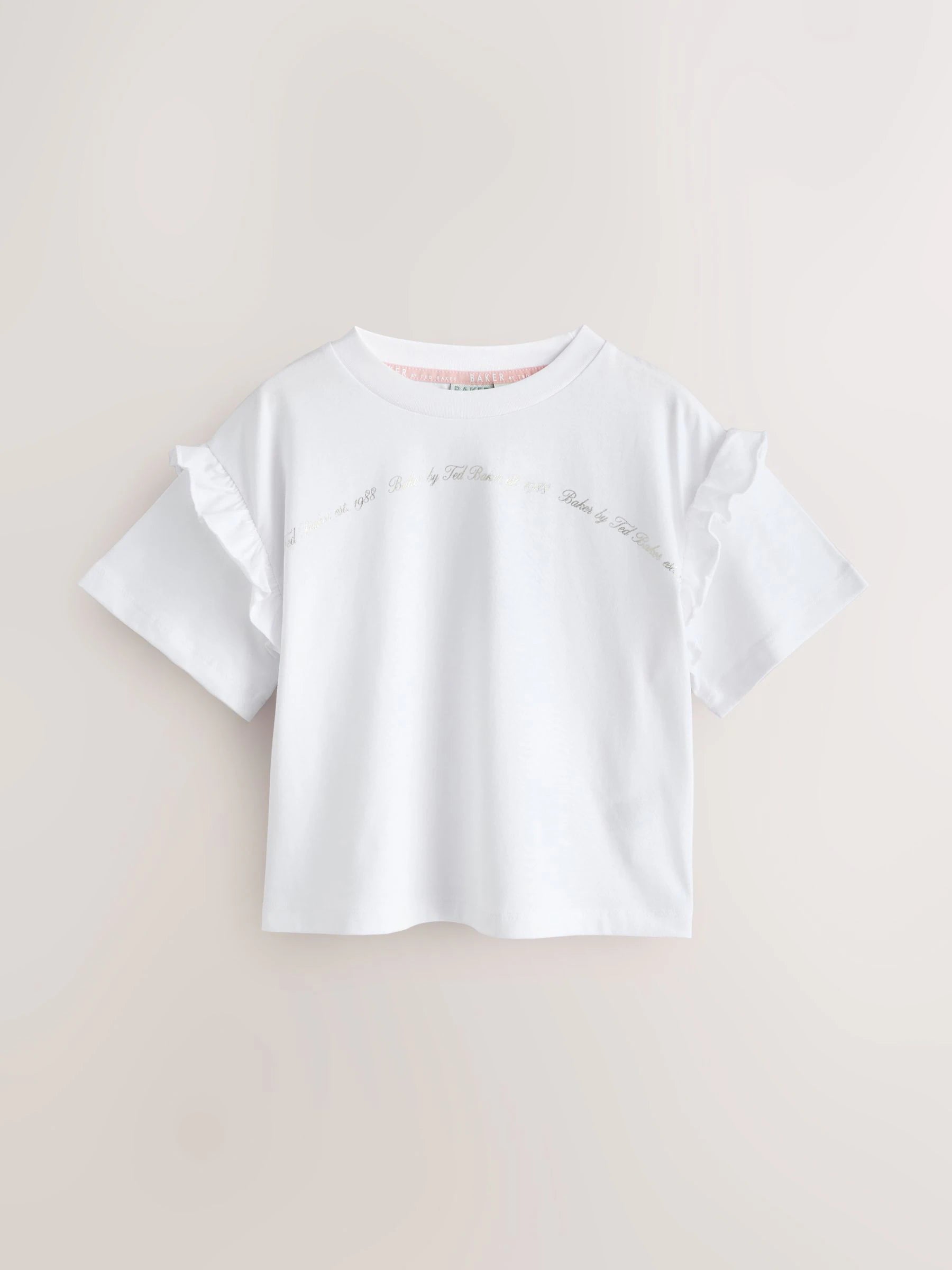 Baker by Ted Baker 3 Pack Boxy Fit Frill Graphic Printed T-Shirts