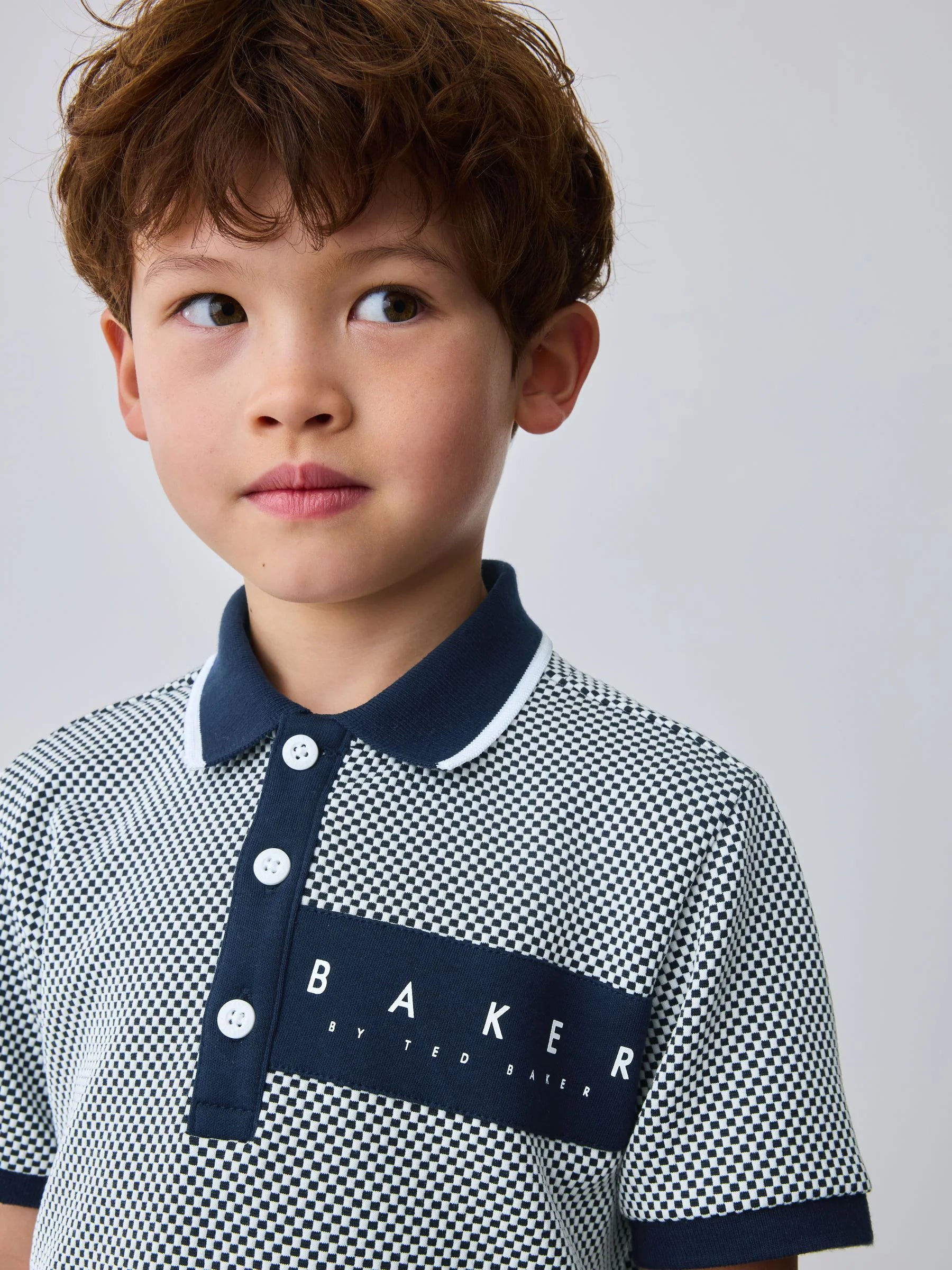 Baker by Ted Baker Textured Polo Shirt and Shorts Set