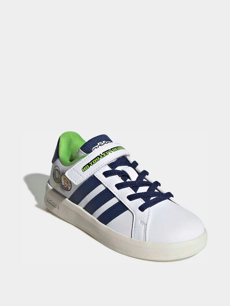 adidas White Grand Court Toy Story Elastic Laces Trainers