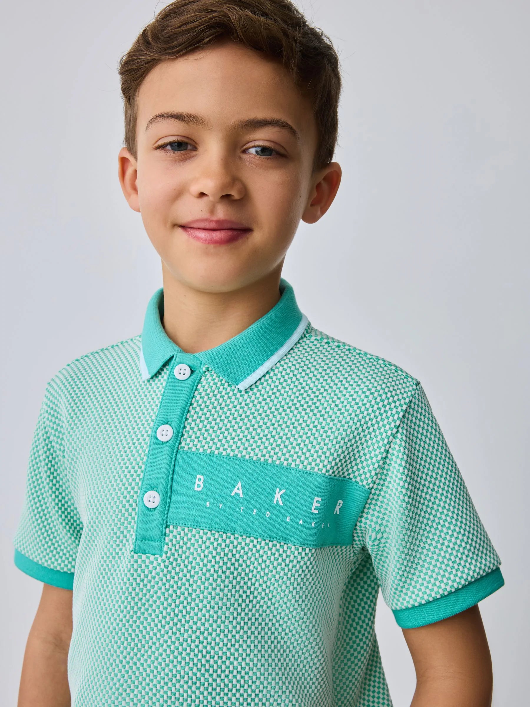 Baker by Ted Baker Textured Polo Shirt and Shorts Set