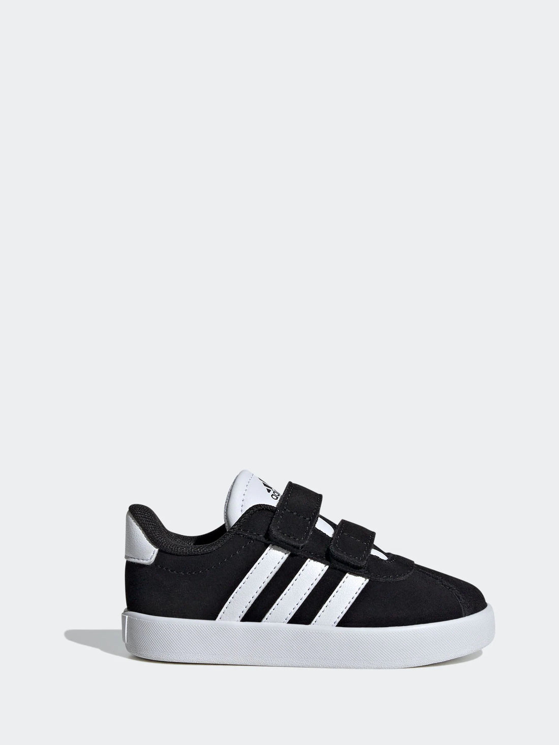 adidas Black VL Court 3.0 Hook and Loop Infant Trainers
