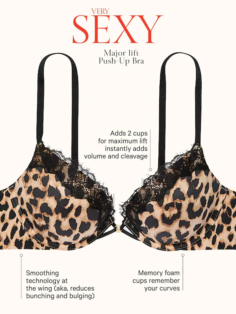 Victoria's Secret Praline Nude Add 2 Cups Push Up Bombshell Bra