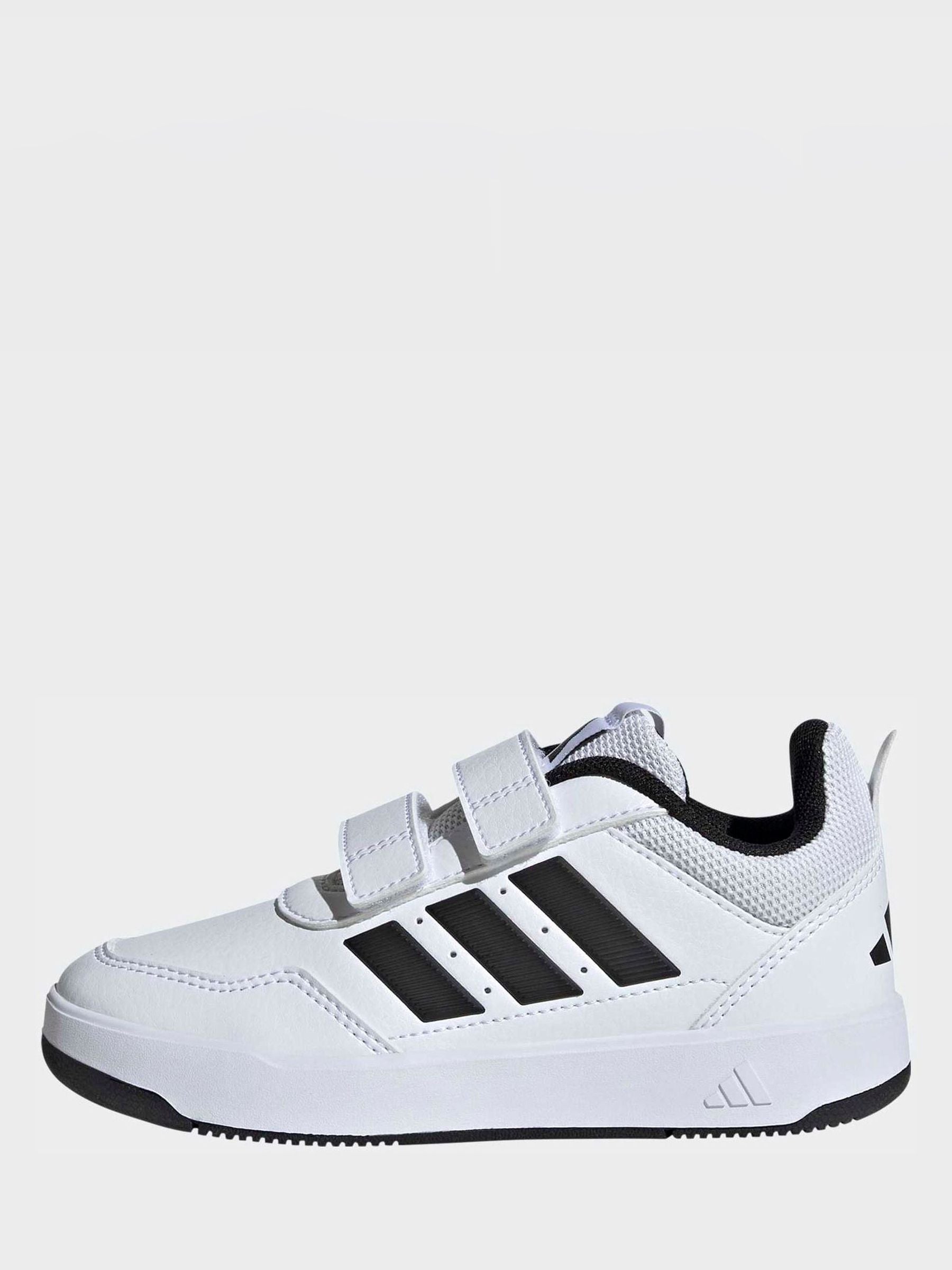 adidas White/Black Hook and Loop Tensaur Sport 3.0 Junior Trainers
