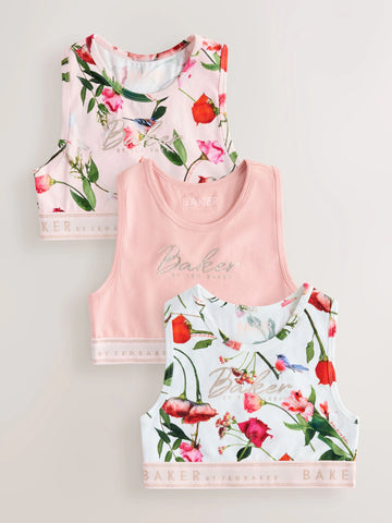 Baker by Ted Baker Crop Tops 3 Pack