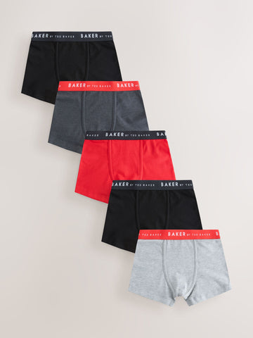 Baker by Ted Baker Boys Boxers 5 Pack