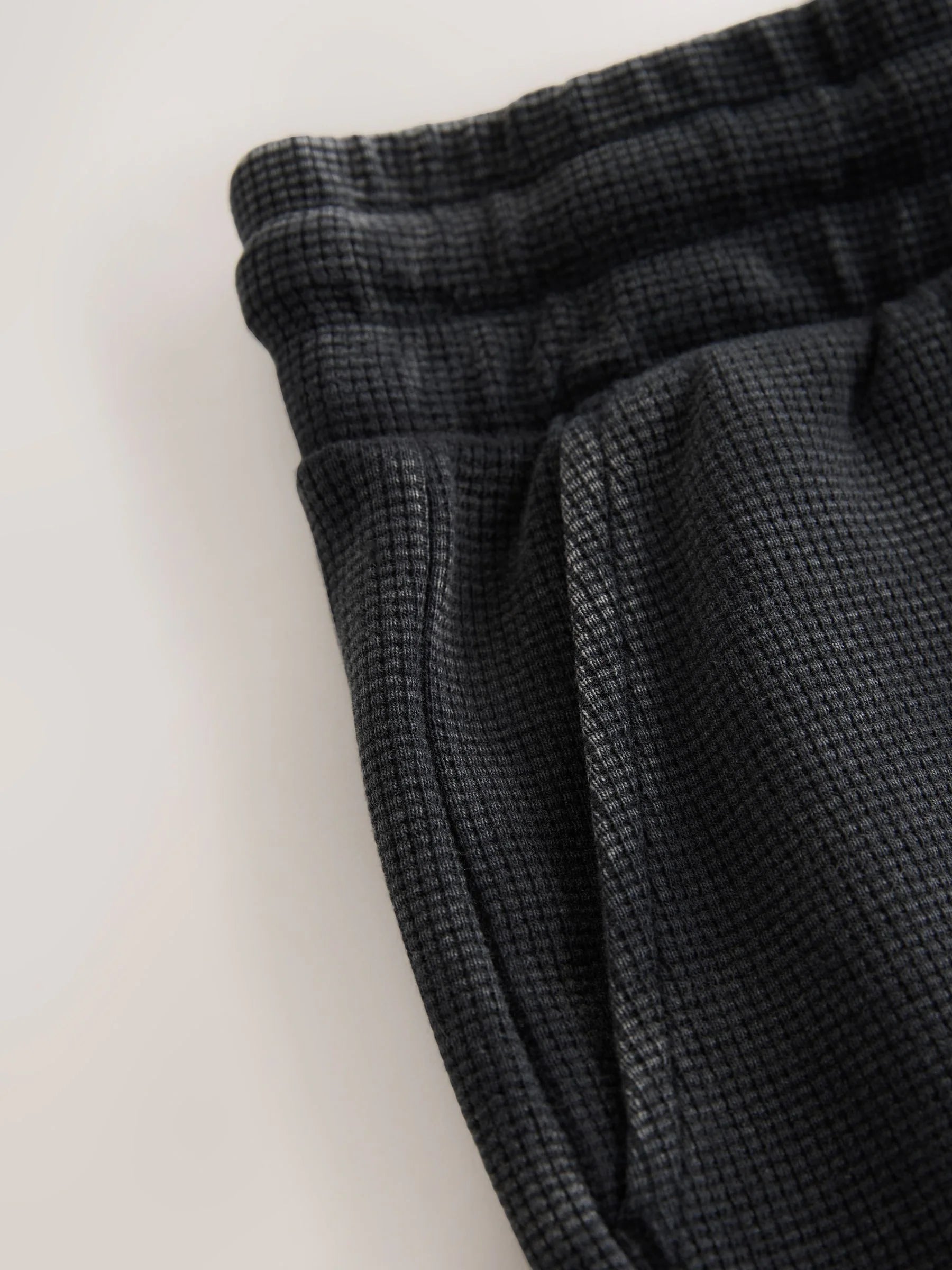 smALLSAINTS Washed Black/Waffle Underground Sweat Shorts
