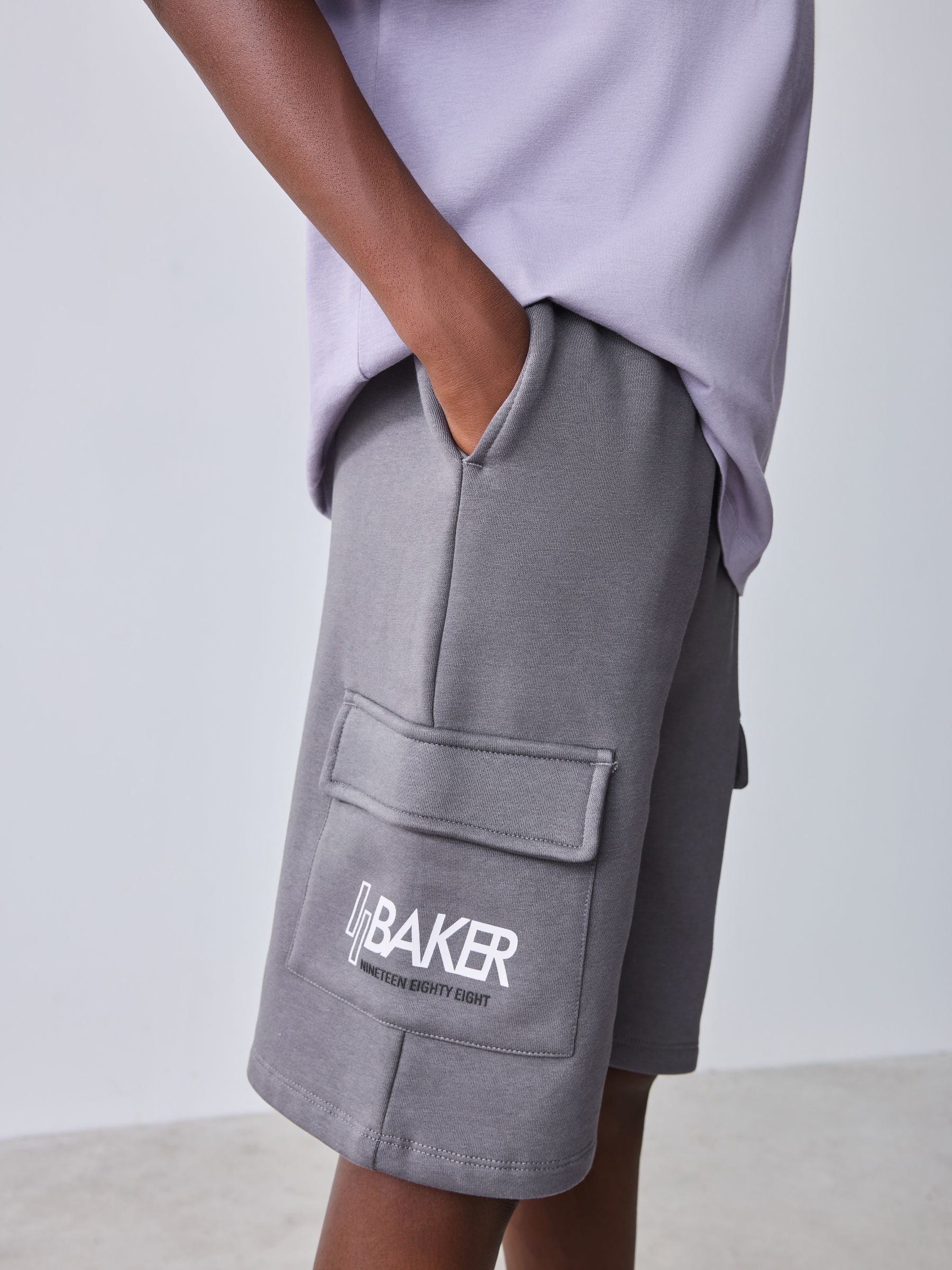 Baker by Ted Baker Oversized Graphic T-Shirt and Shorts Set