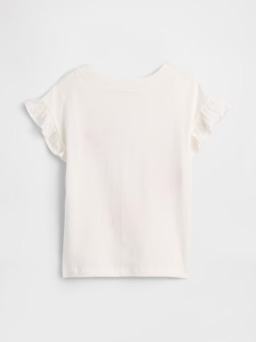 babyGap Ruffle 3D Graphic T-Shirt