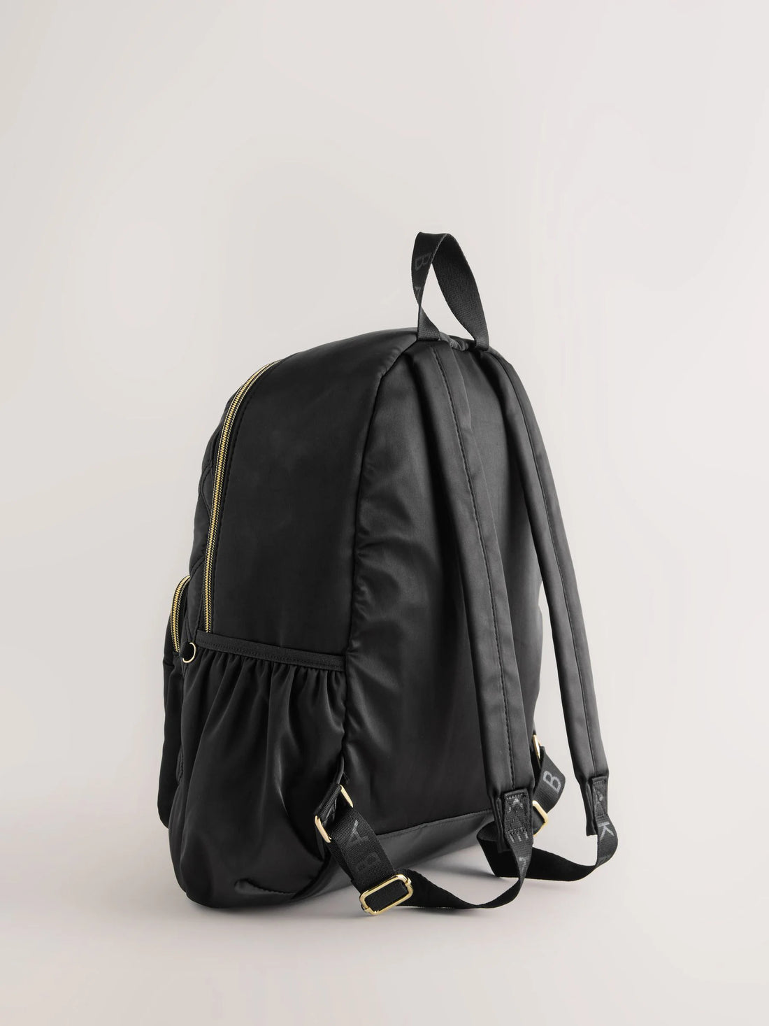 Baker by Ted Baker Girls Back To School Black Quilted Bow Backpack with Pencil Case