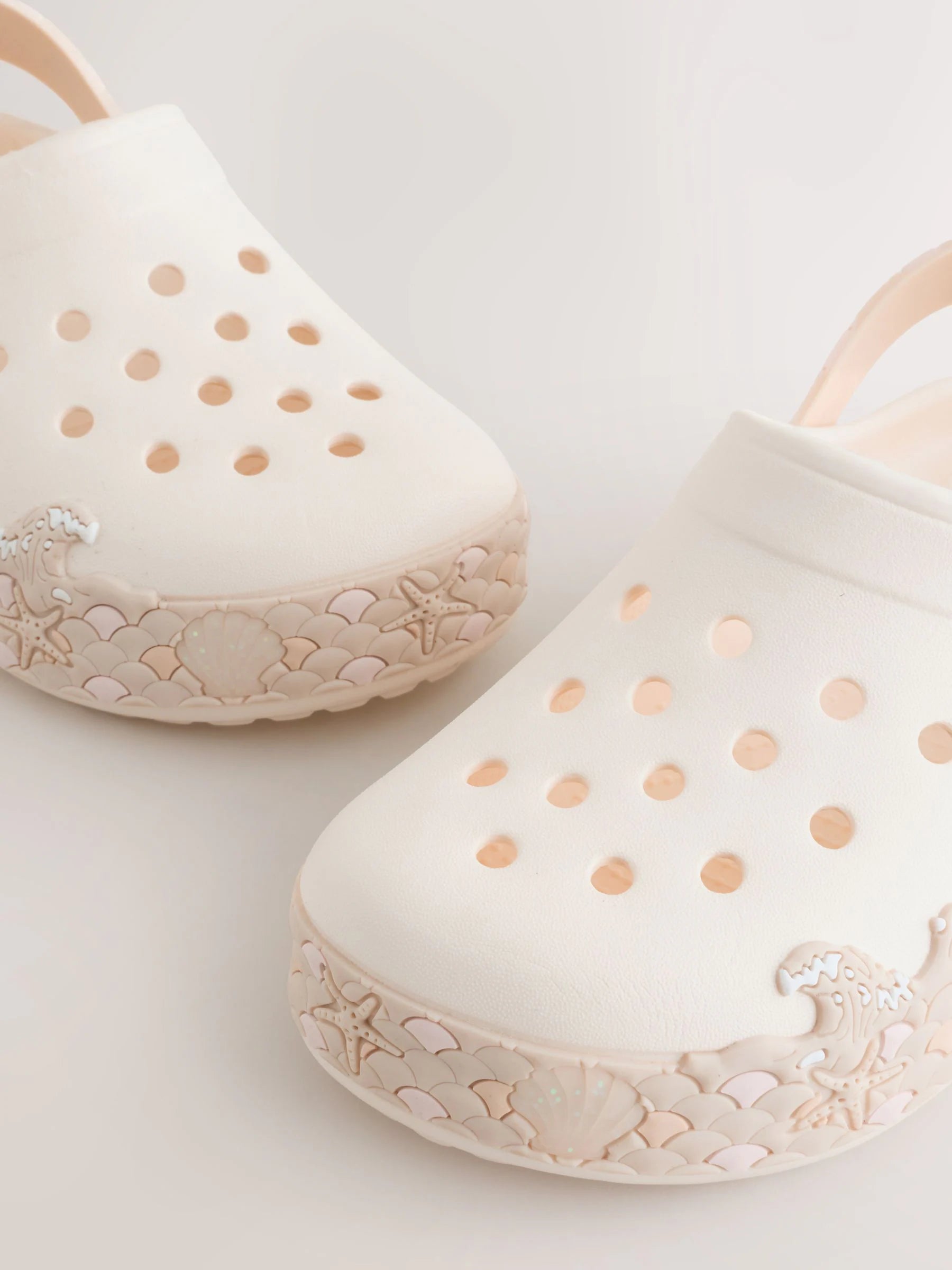 Cream Light Up Clogs
