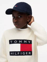 Kids' Embroidered Flag Logo Baseball Cap
