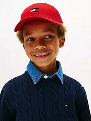 Kids' Embroidered Flag Logo Baseball Cap