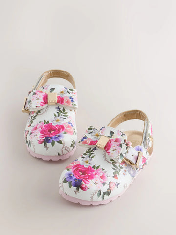 Baker by Ted Baker Bow Mocassin Mule Clog Sandals