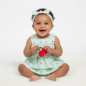 Baby 2-Piece Romper  with Headband Sz 18 m