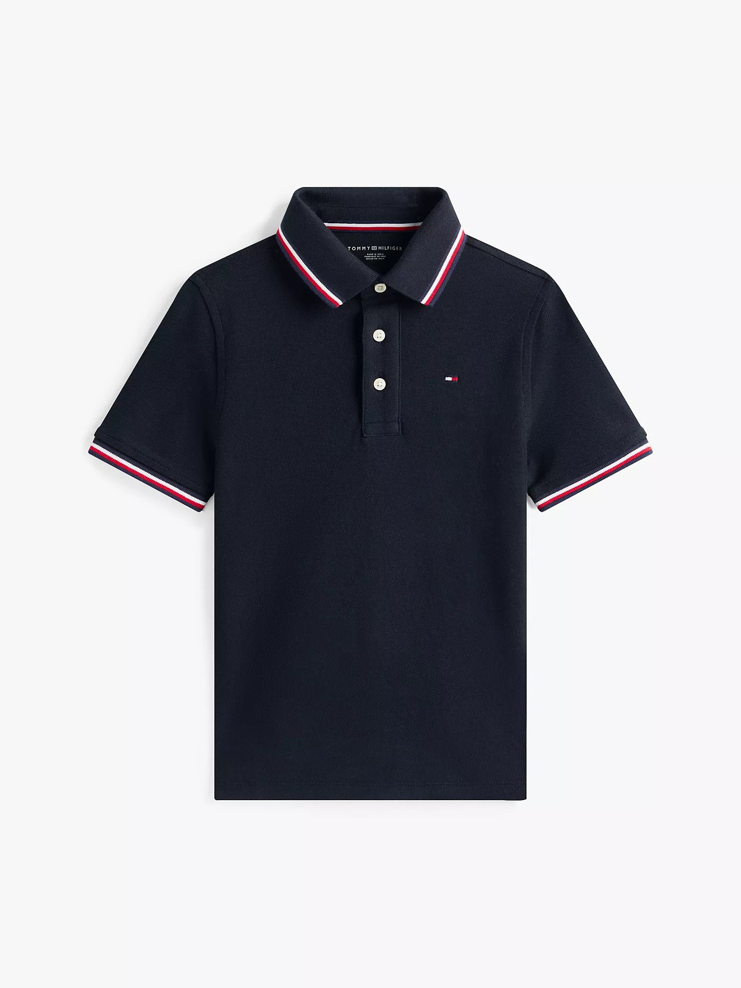 Tommy Hilfiger Boys Moisture Wicking Quick Dry Polo Shirt UPF 50
