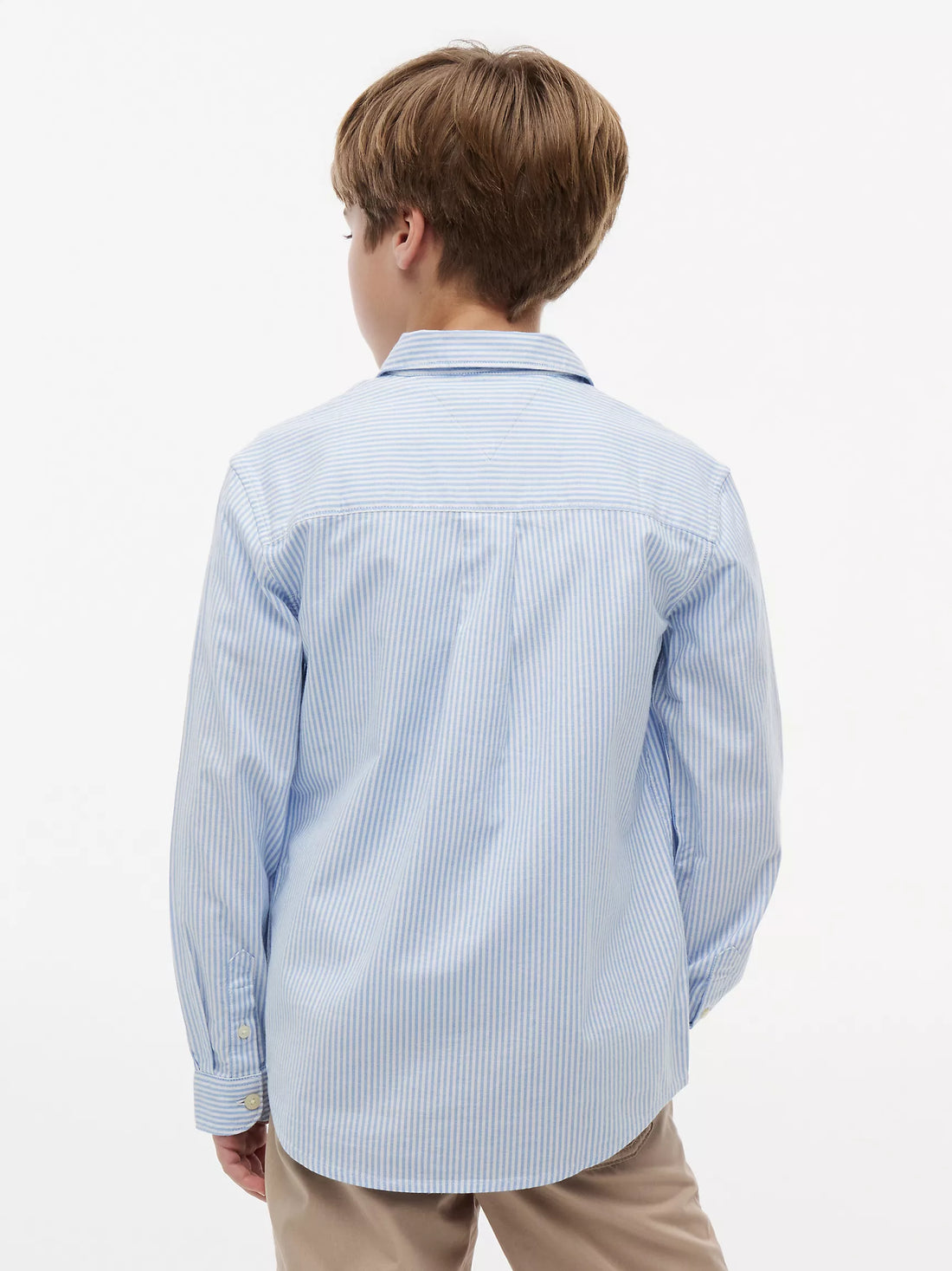 Kids' Striped Stretch Oxford Shirt