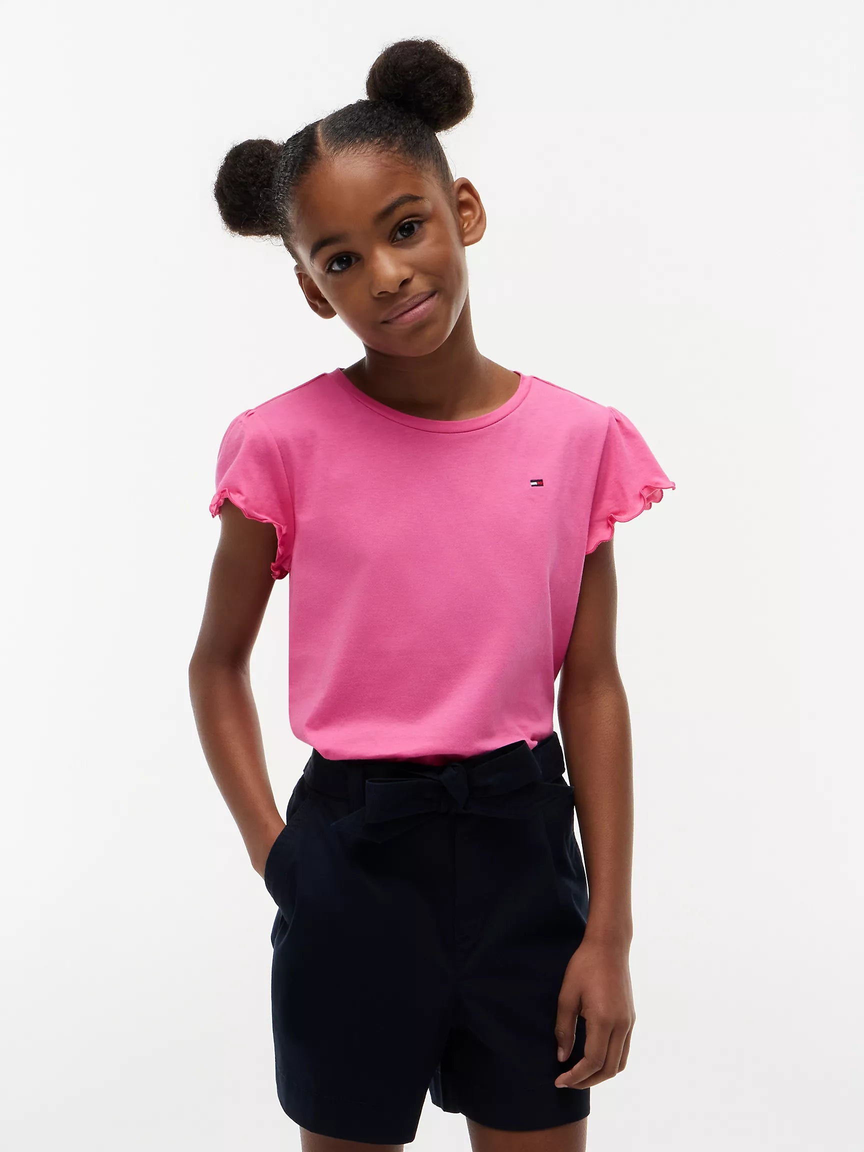 Kids' Lettuce-Trim Sleeve T-Shirt