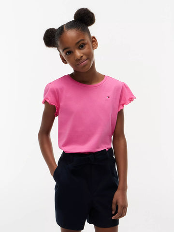 Kids' Lettuce-Trim Sleeve T-Shirt