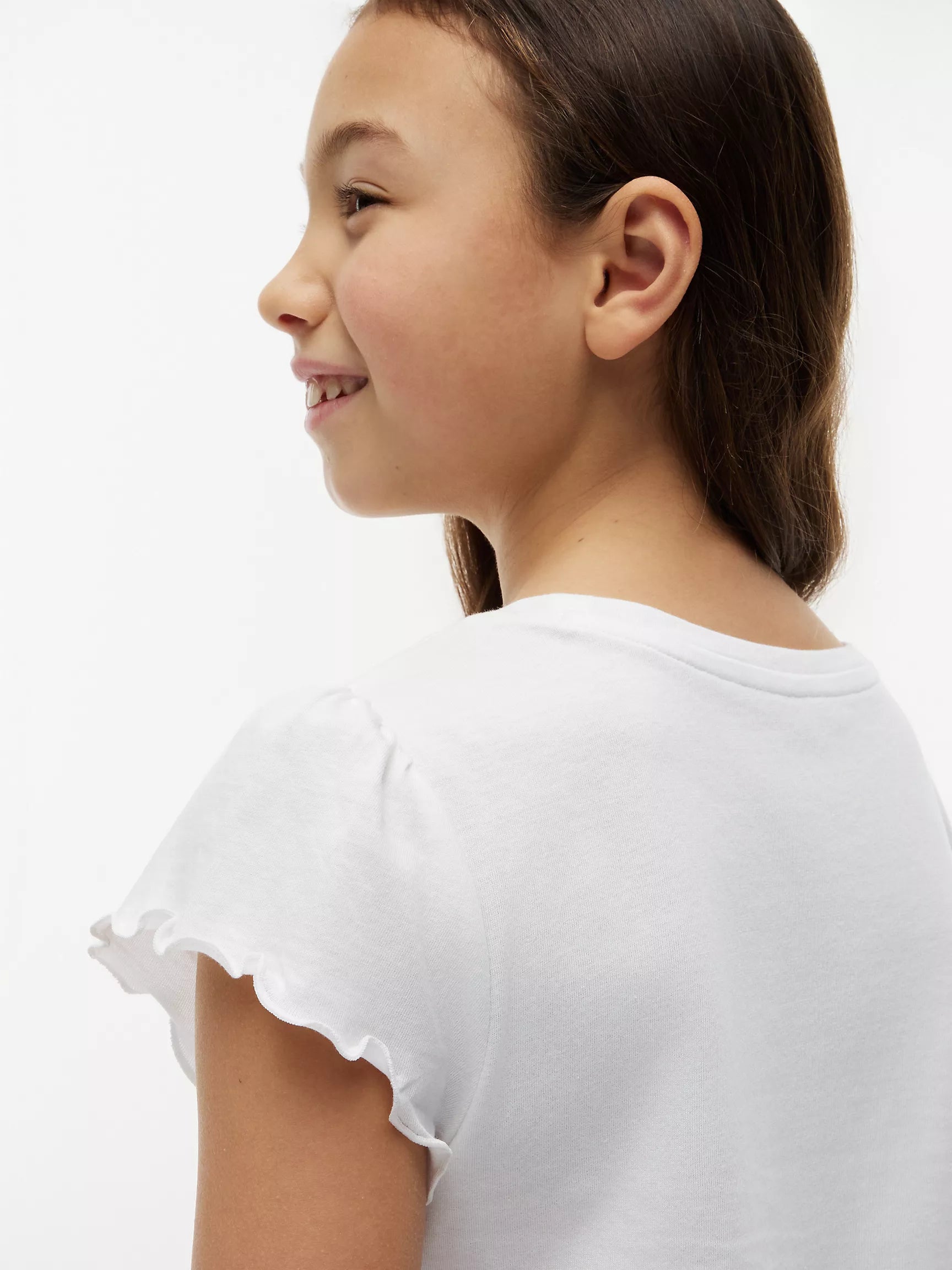 Kids' Lettuce-Trim Sleeve T-Shirt