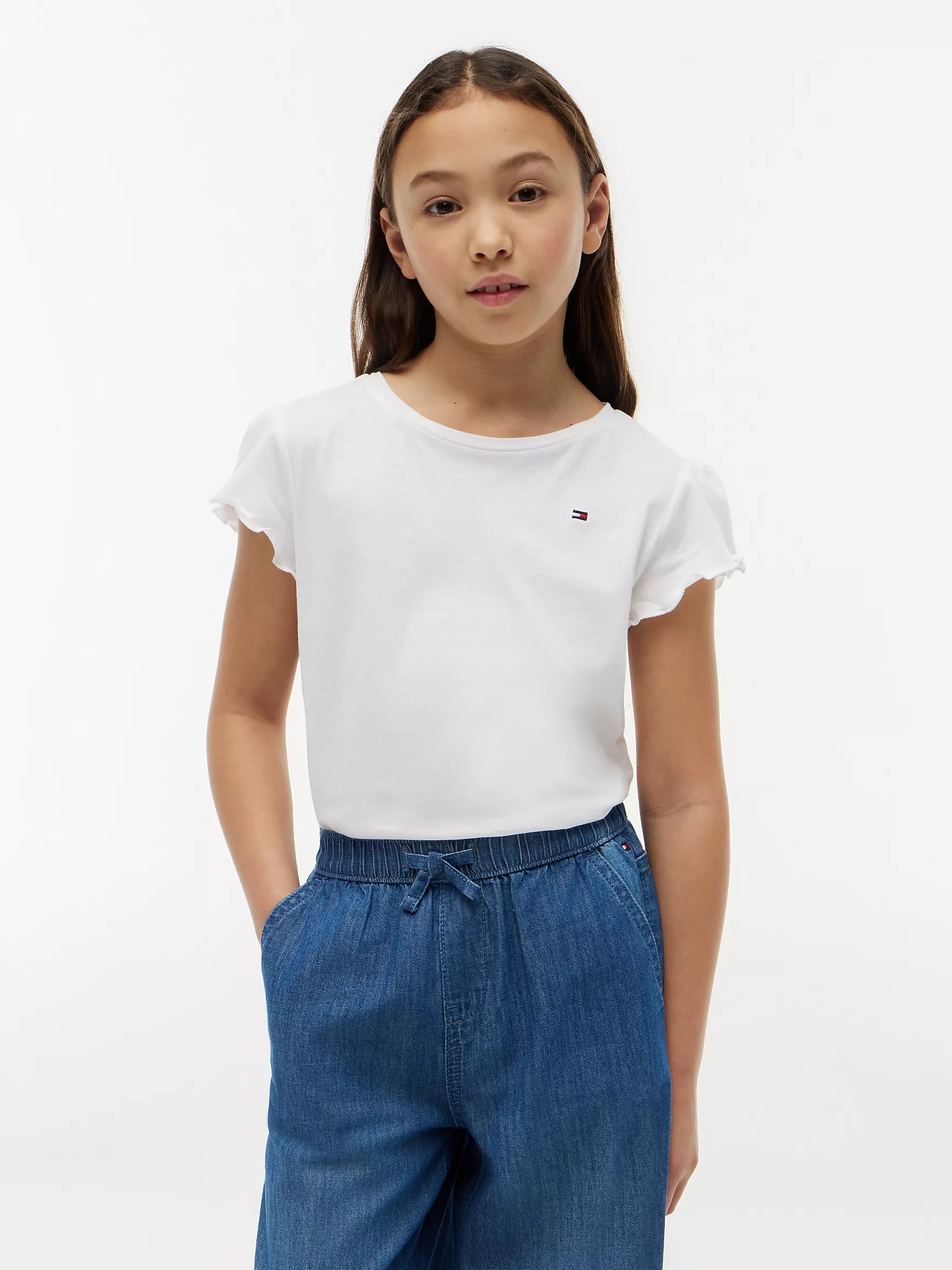 Kids' Lettuce-Trim Sleeve T-Shirt