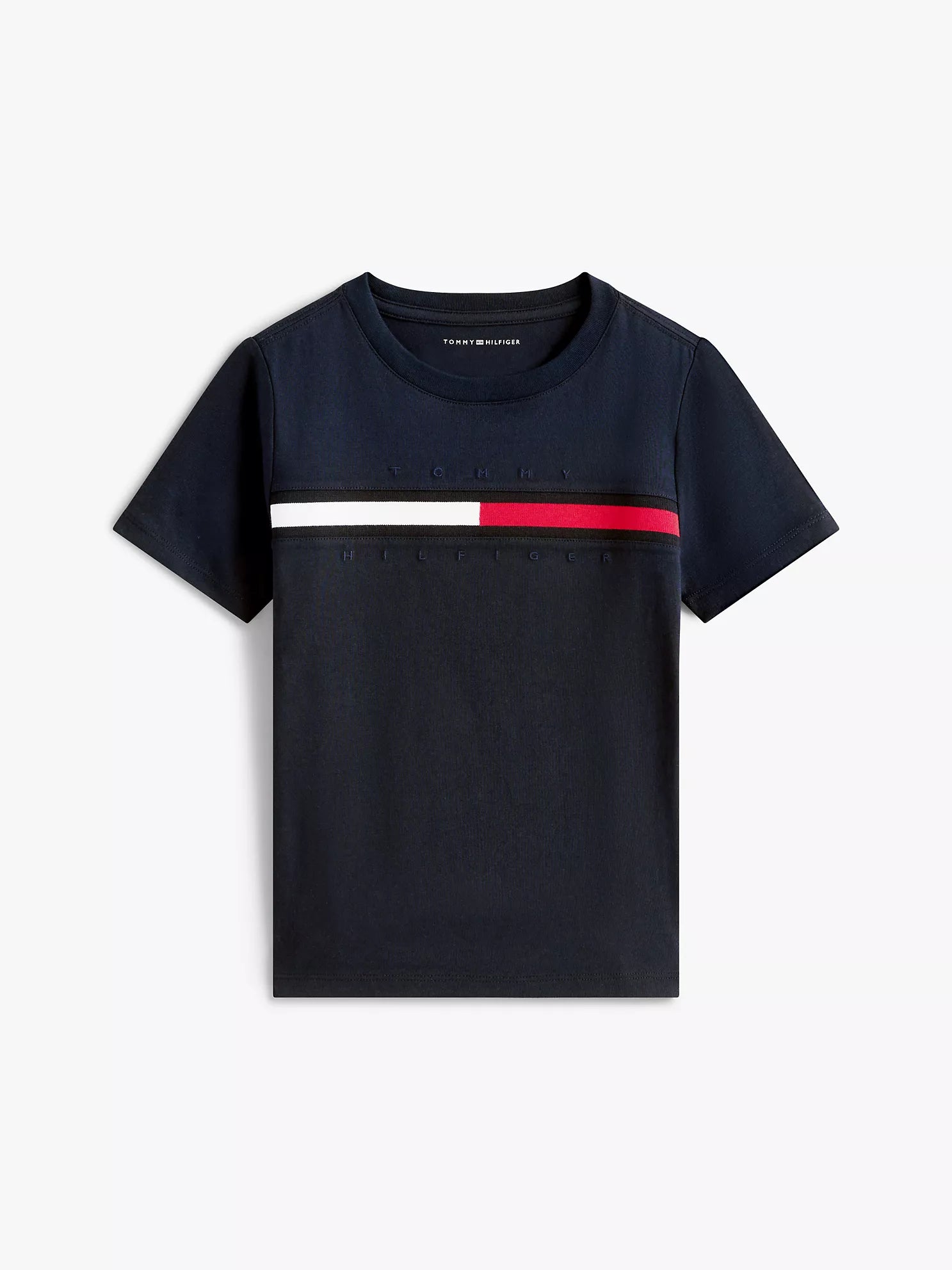 Flag Stripe Logo Regenerative Cotton T-Shirt 12-14