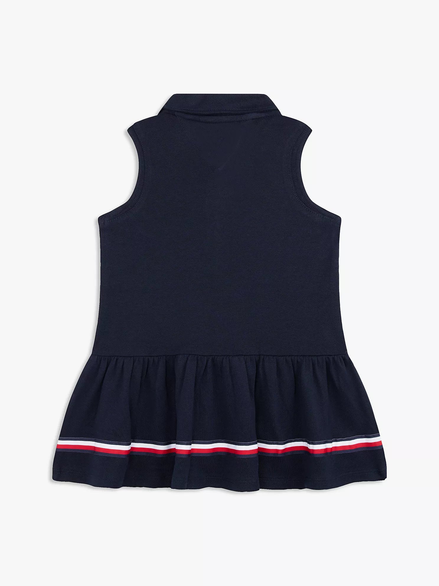 Girls Babies' Sleeveless Stretch Polo Dress Tommy Hilfiger