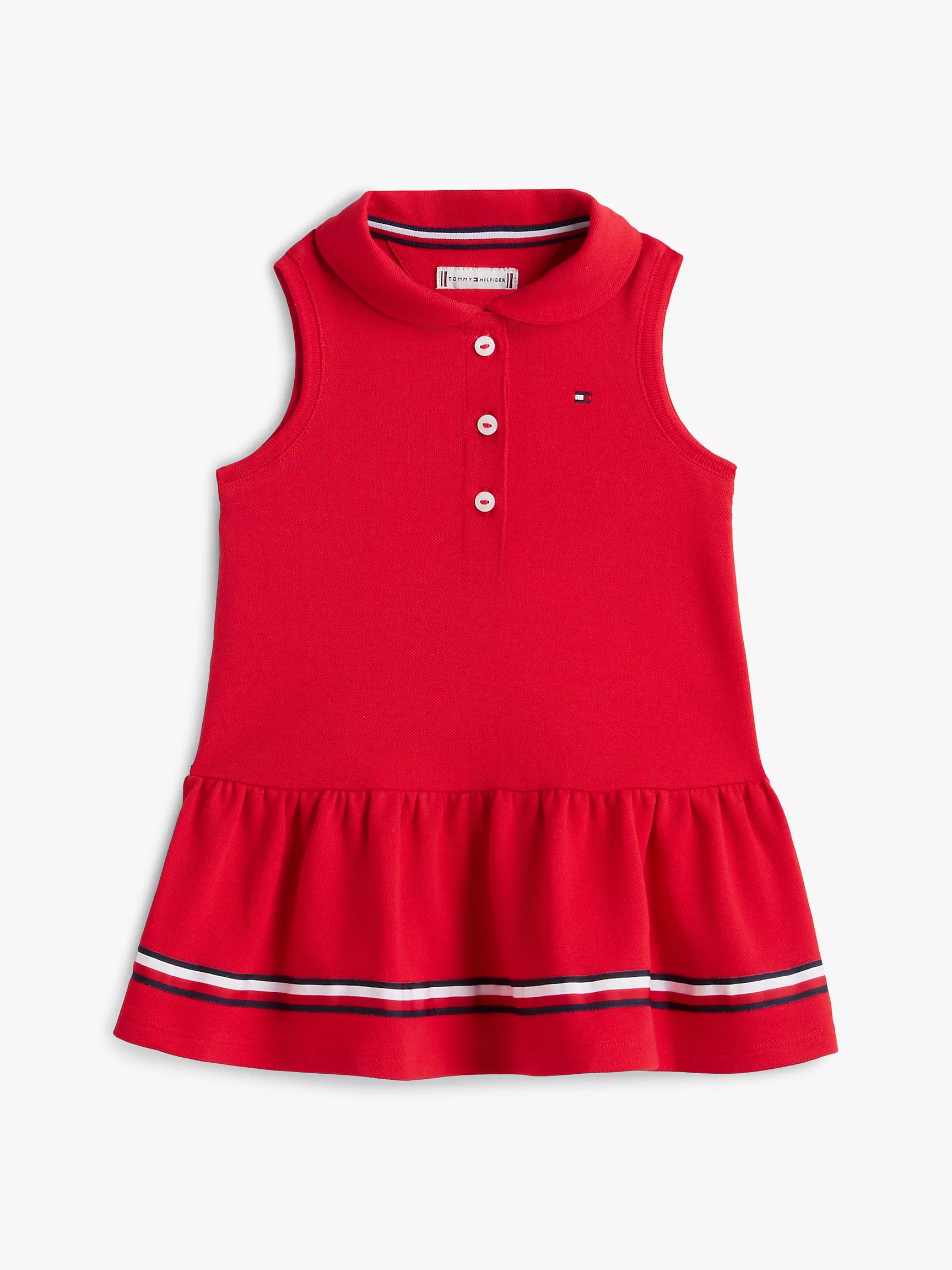 Babies' Sleeveless Stretch Polo Dress