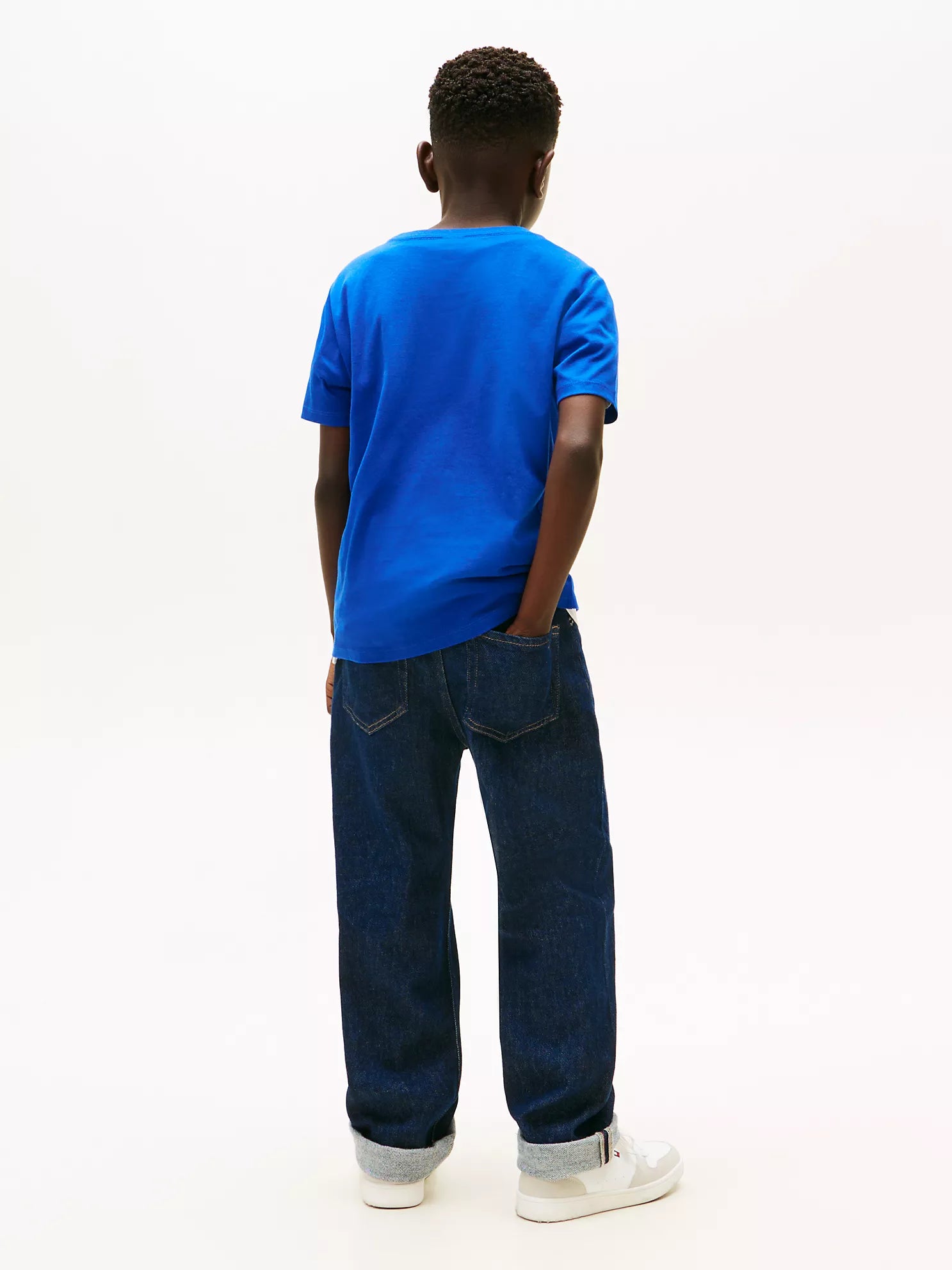 Tommy Hilfiger Boys Kids Everyday Crewneck T-Shirt in Wedge Blue