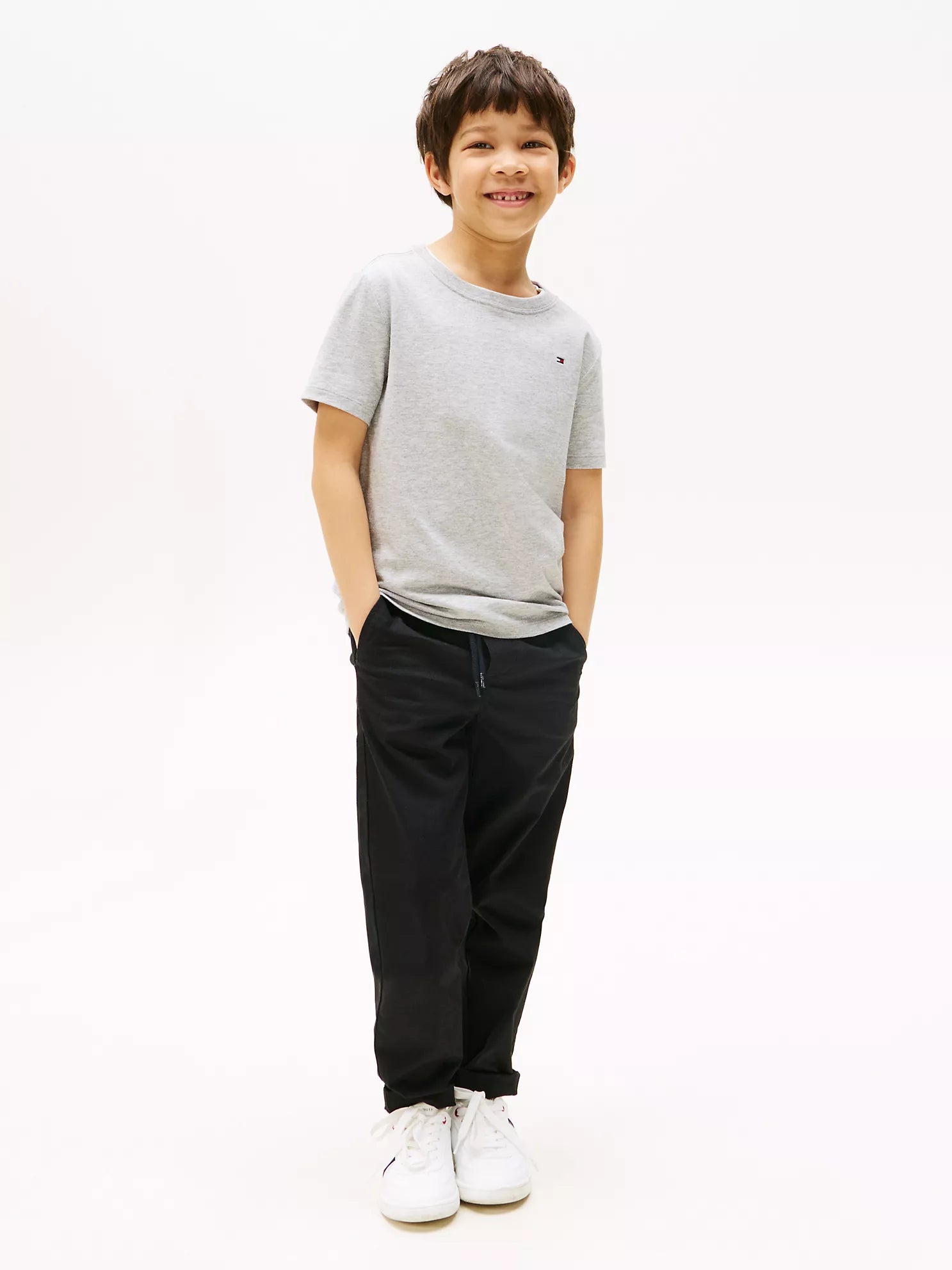 Tommy Hilfiger Kids Everyday Crewneck Regenerative Cotton T-Shirt