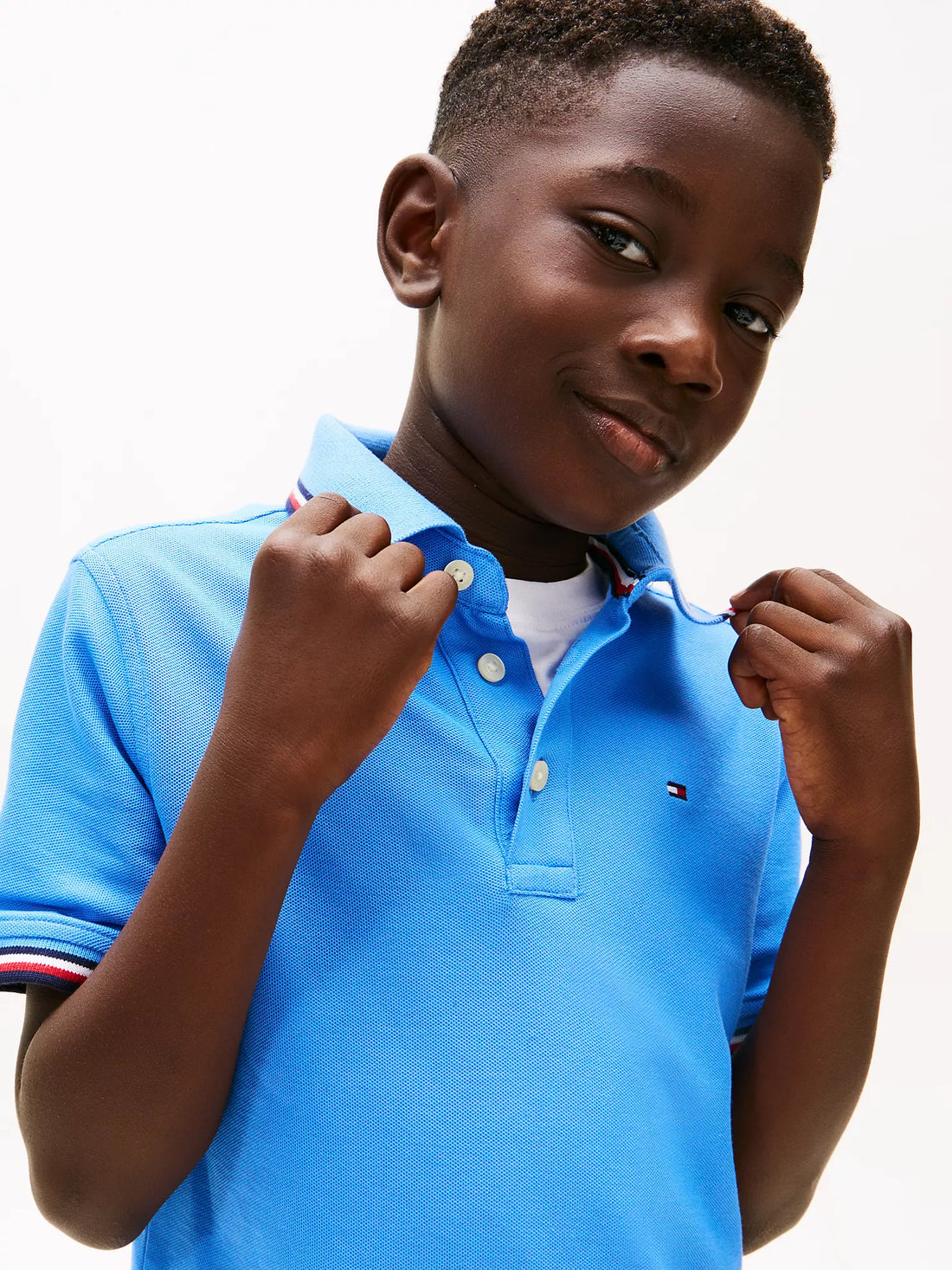Boys Tommy Hilfiger Quick Dry Wicking Performance Polo Shirt