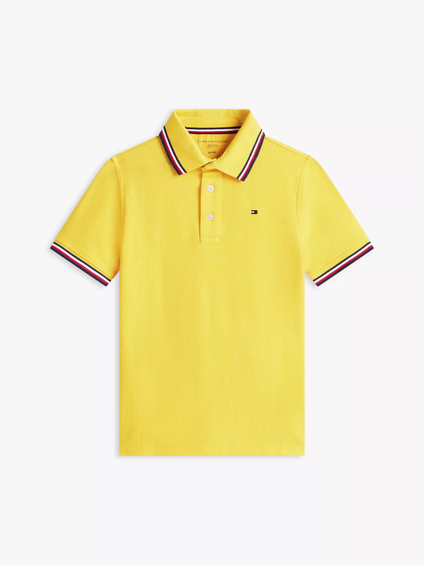 Tommy Hilfiger Boys Performance Wicking Polo Shirt in Pollen Yellow