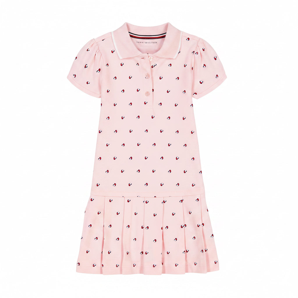 Tommy Hilfiger Adaptive Girls' Pique Polo Dress