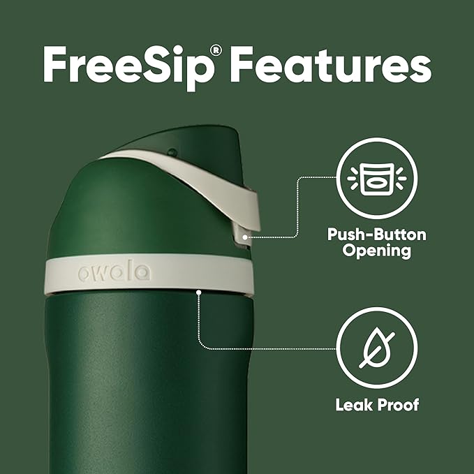 Owala Harry Potter FreeSip Insulated Stainless Steel Water Bottle - Slytherin