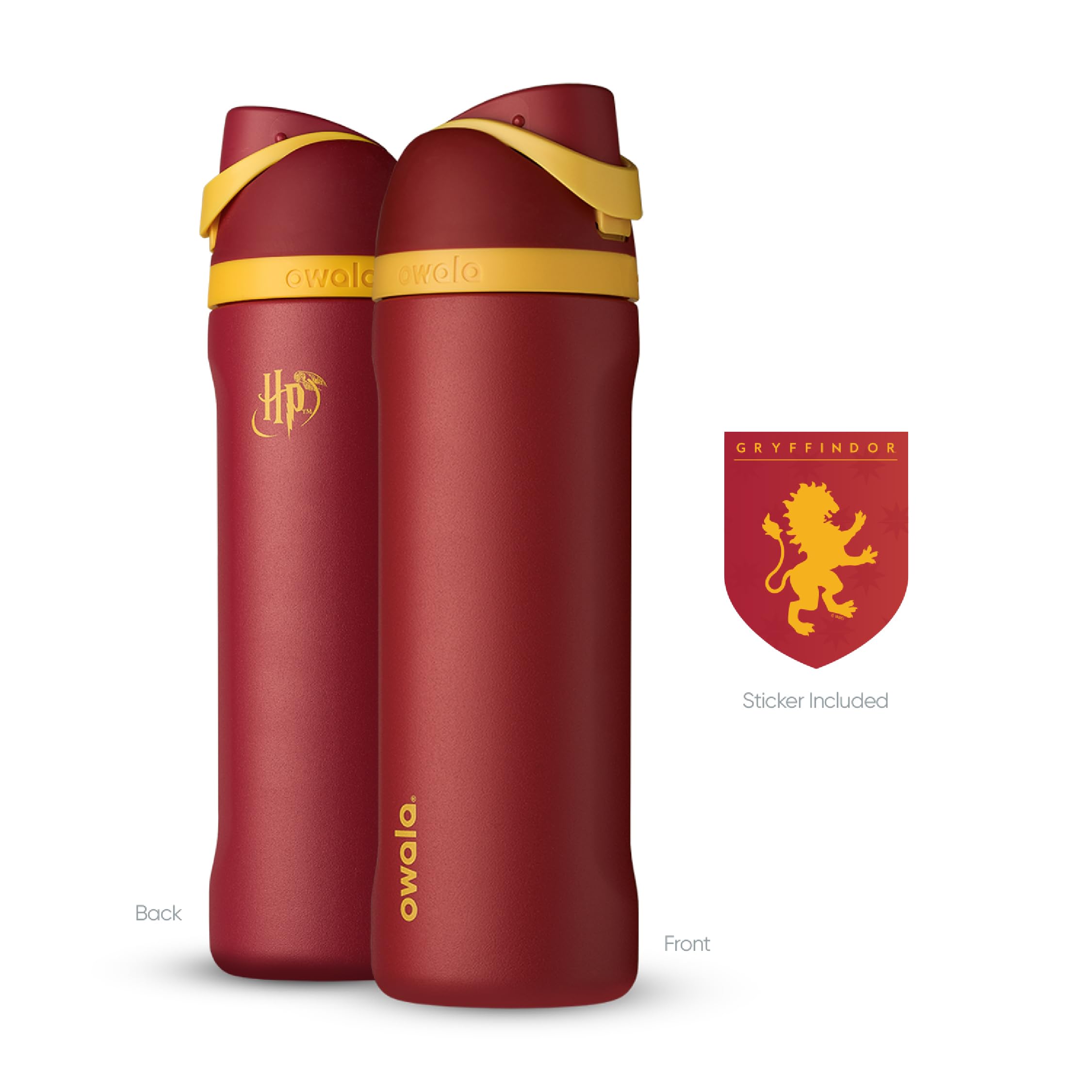 Owala Harry Potter FreeSip Insulated Stainless Steel Water Bottle - Gryffindor