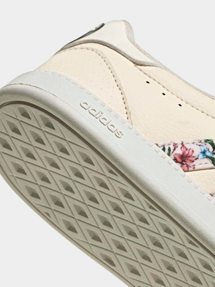 adidas Cream/Floral Breaknet Sleek Trainers