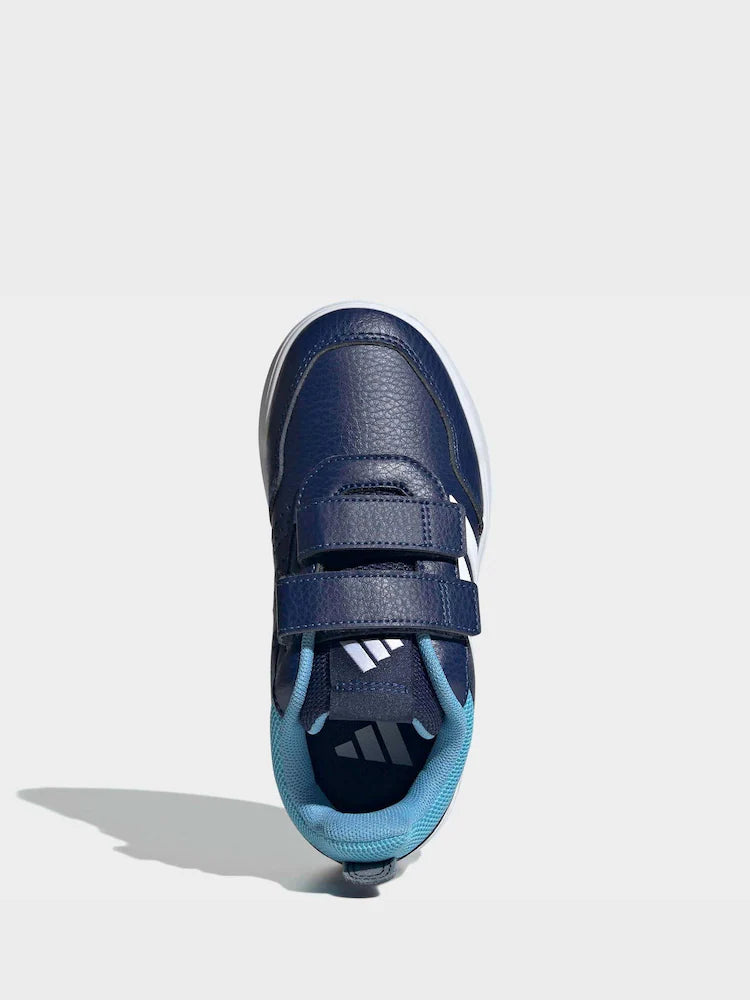 adidas Dark Blue Hook and Loop Tensaur Sport 3.0 Junior Trainers