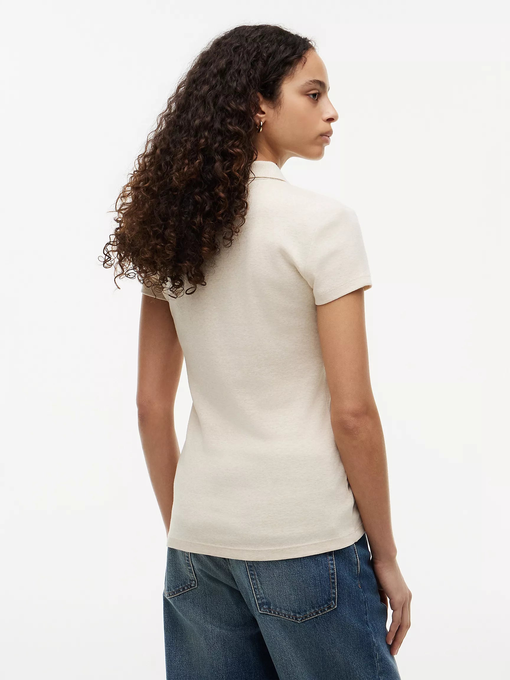 Slim Fit Zip Polo