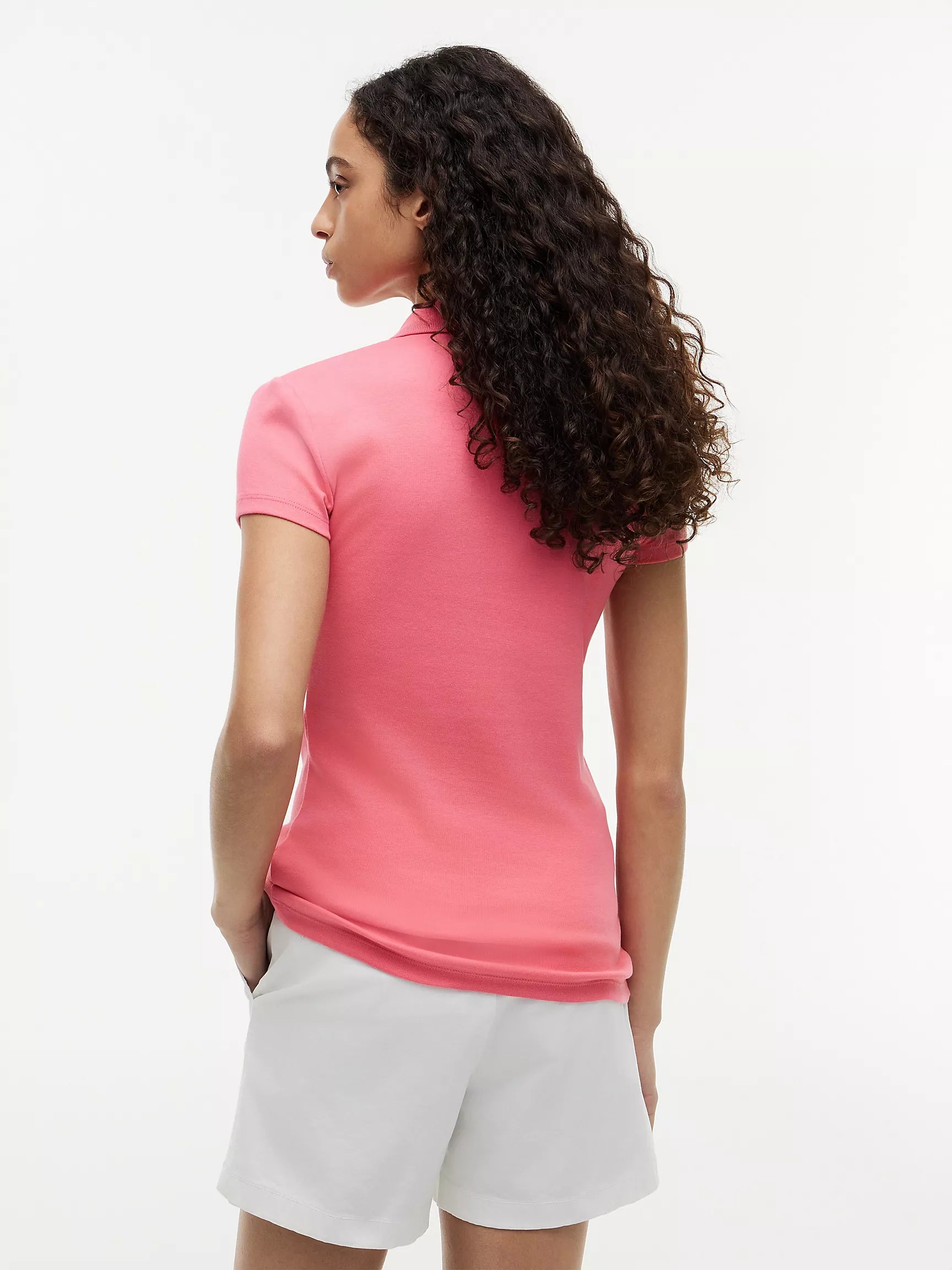 Slim Fit Zip Polo