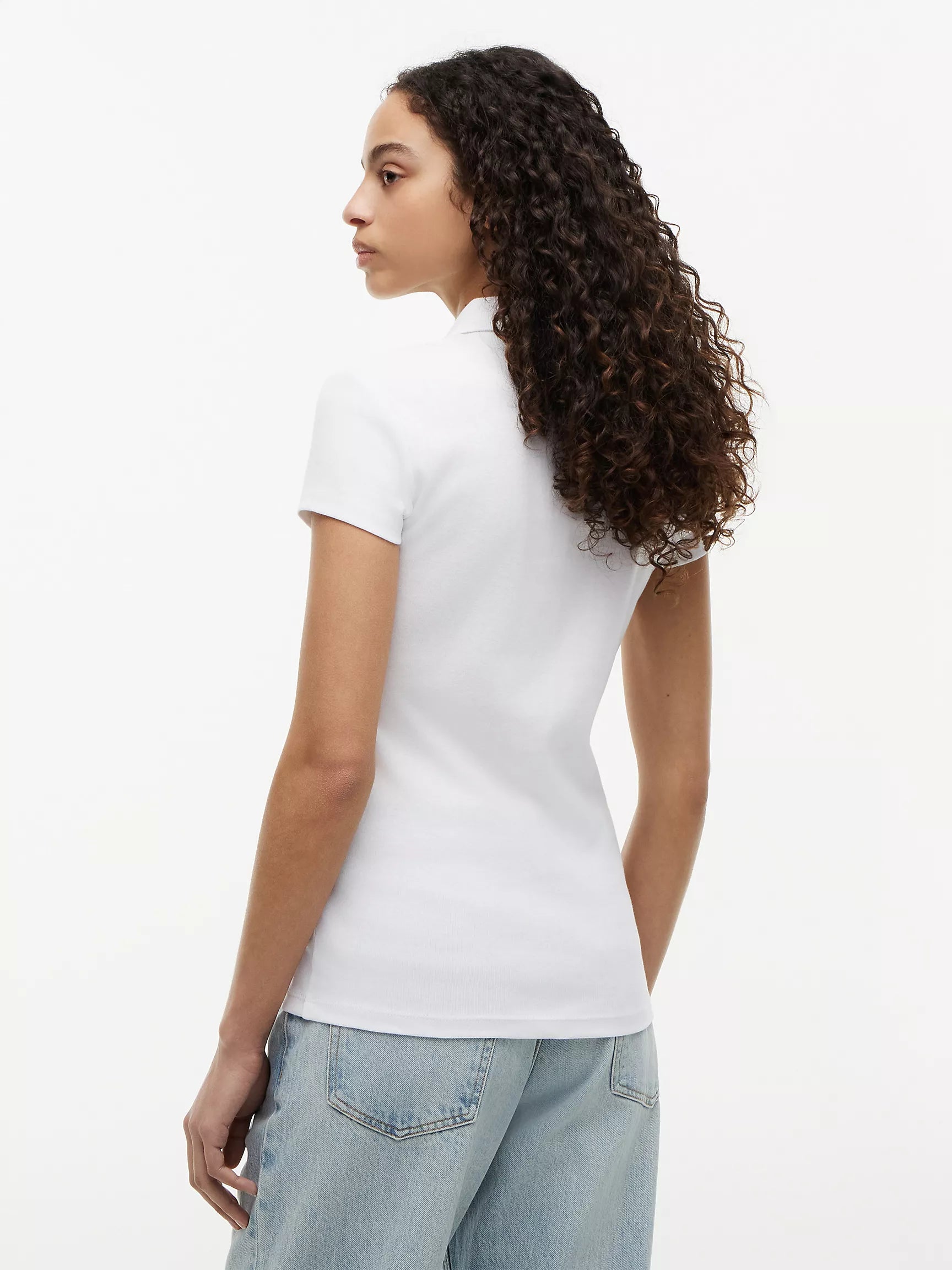 Slim Fit Zip Polo