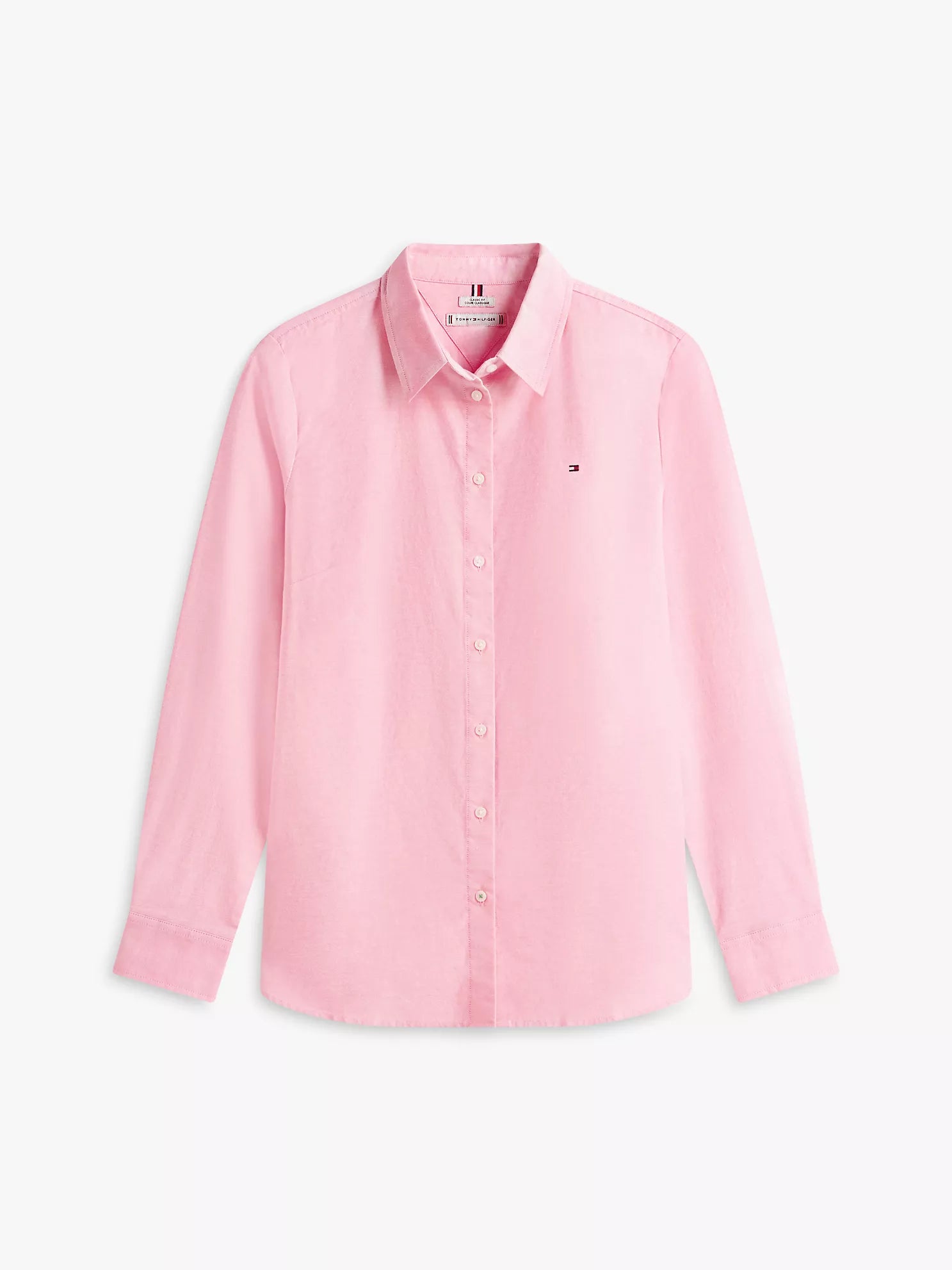 woman  Regular Fit Stretch Oxford Shirt Tommy Hilfiger